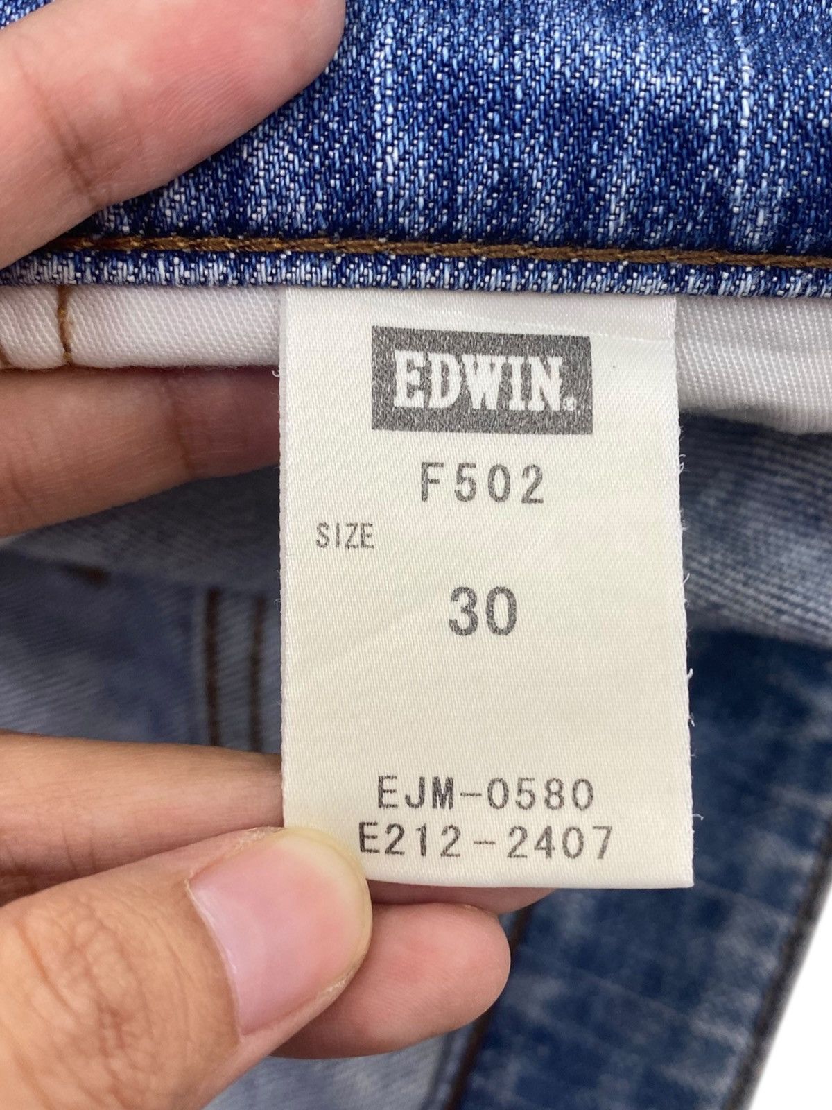 Edwin Vintage Edwin Blue Faded Wash Style Baggy Loose Jeans Size US 32 / EU 48 - 10 Thumbnail