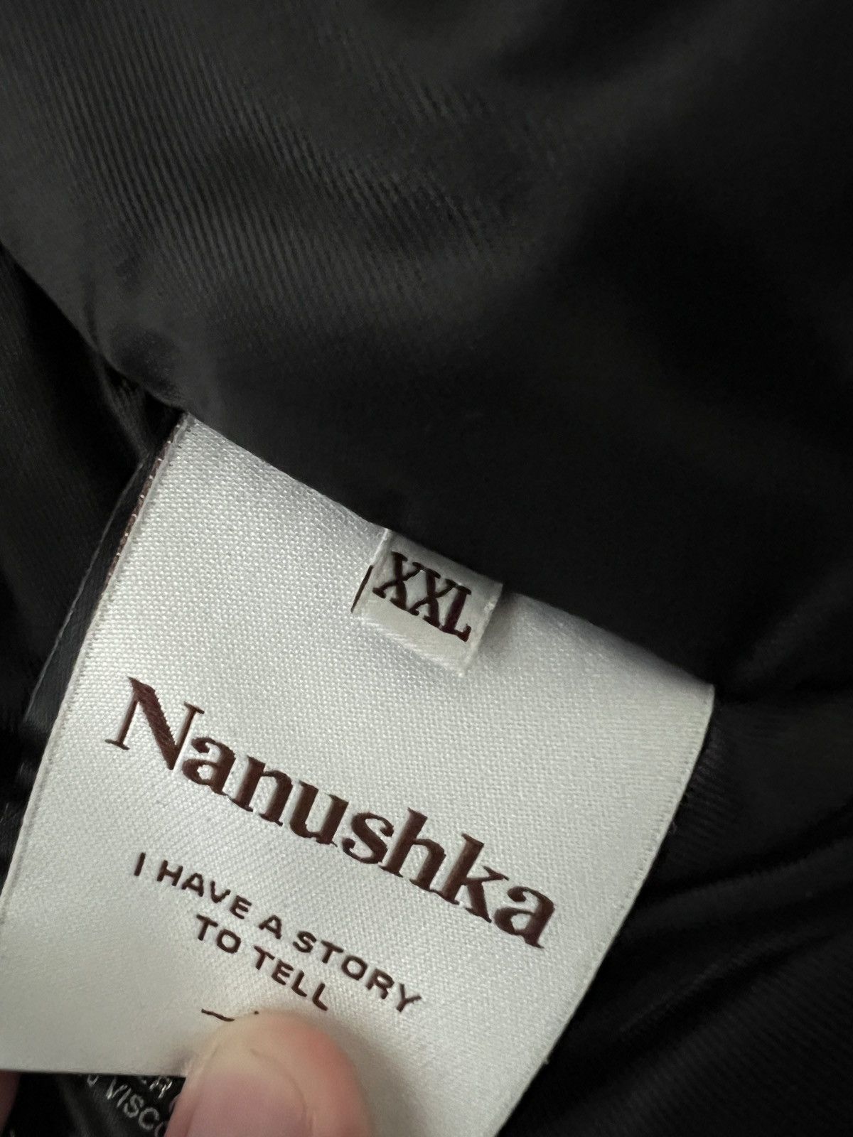 Nanushka Nanushka Oversized Rounded Bomber Jacket Size US XL / EU 56 / 4 - 11 Thumbnail