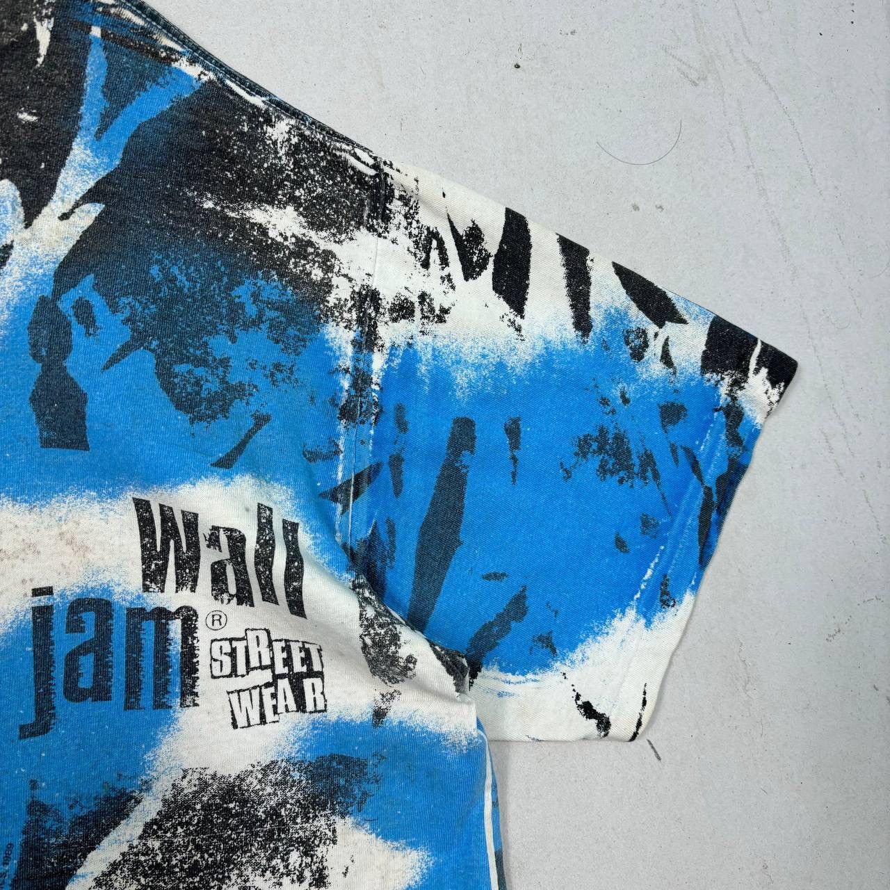 Vintage Vintage 1989 Wall Jam Street Wear AOP Skate Shirt L Size US L / EU 52-54 / 3 - 7 Thumbnail