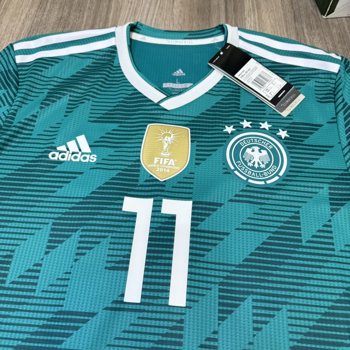 Adidas Germany 18/19 player issue away shirt #11 Reus (Bnwt) Size US L / EU 52-54 / 3 - 3 Thumbnail