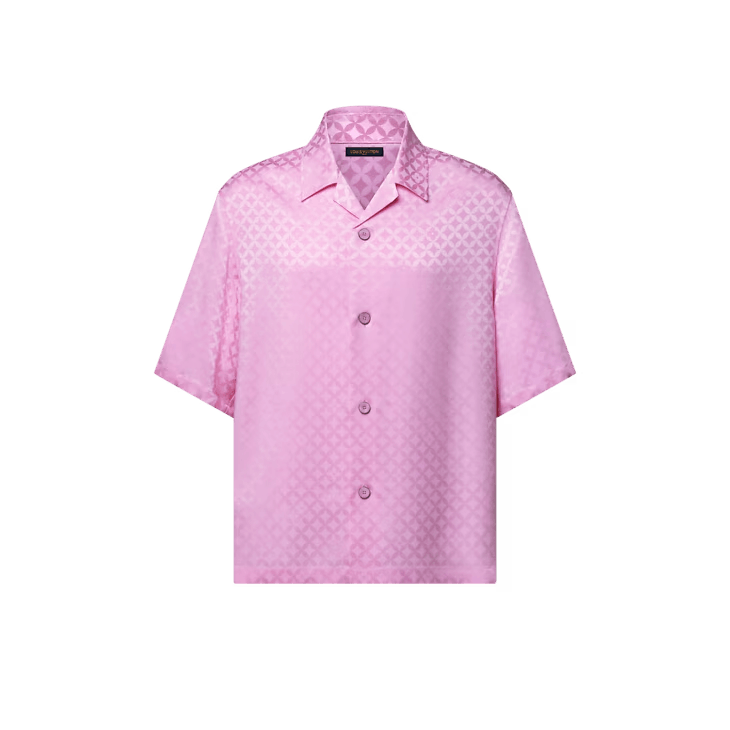 Louis Vuitton Graphic Jacquard Short-Sleeved Shirt Size US M / EU 48-50 / 2 - 1 Thumbnail