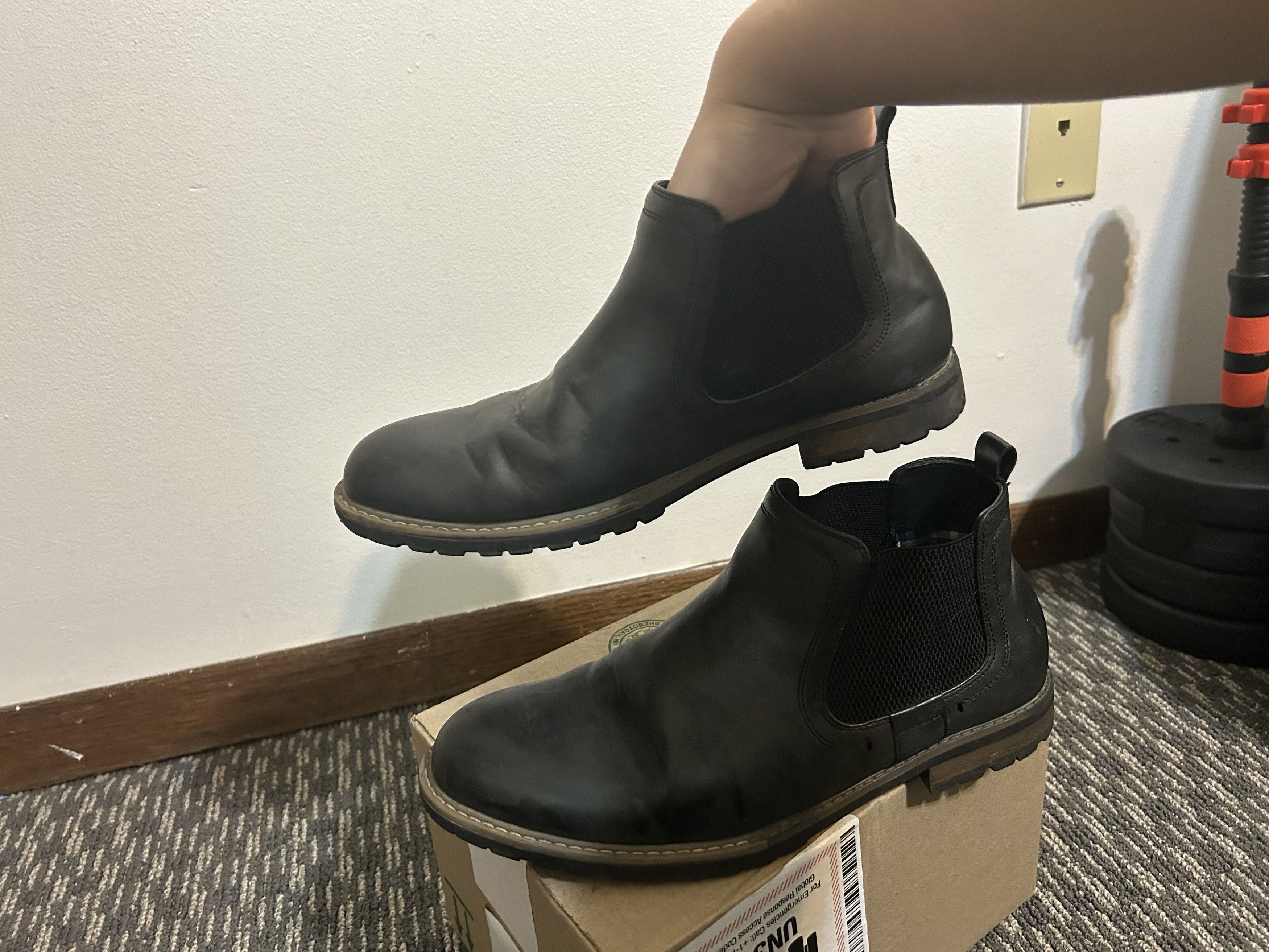 Other Bruno Marc Men's Chelsea Boots Classic Dress Size US 10 / EU 43 - 6 Thumbnail