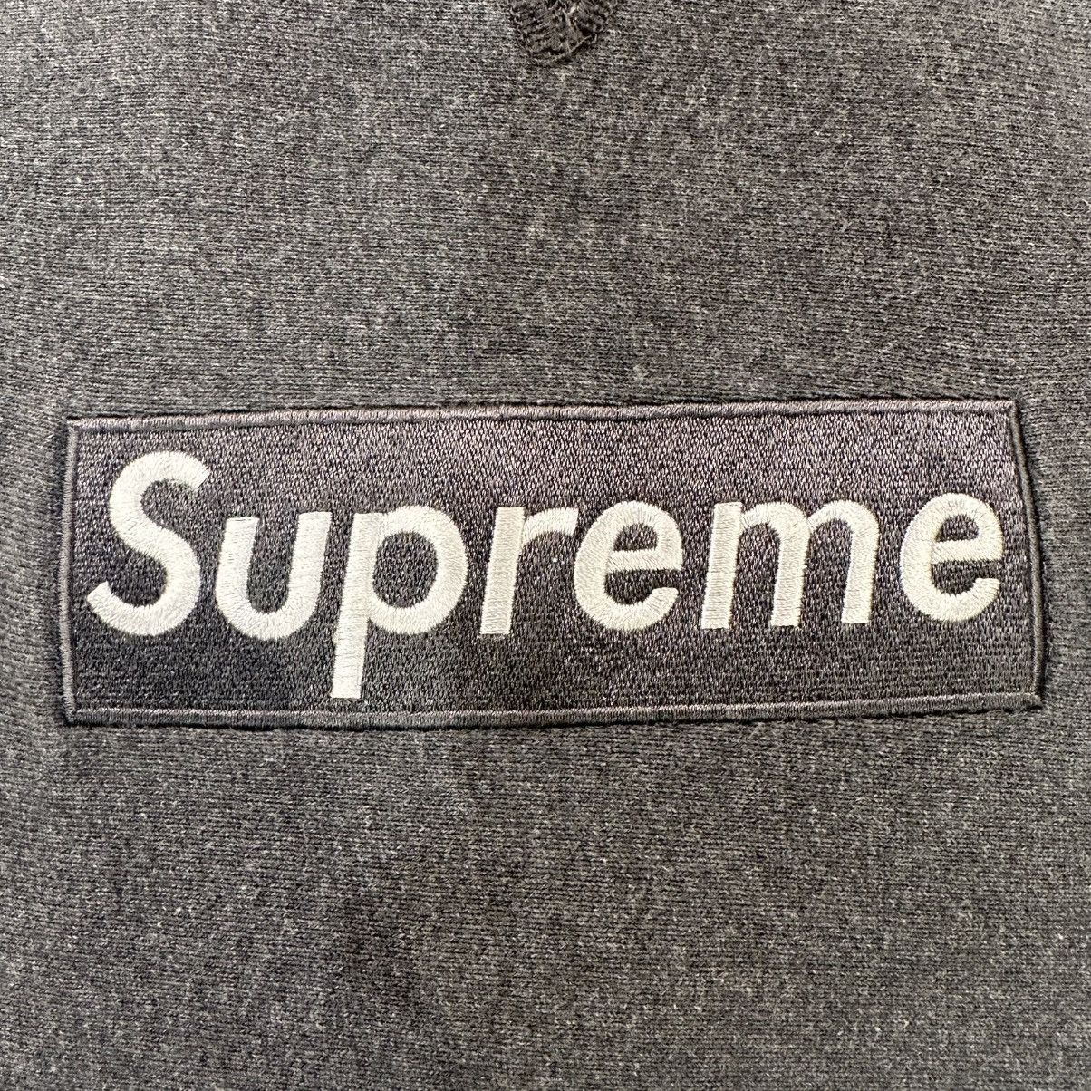 Supreme 1996 Dark Grey Box Logo Crewneck Size US L / EU 52-54 / 3 - 2 Thumbnail