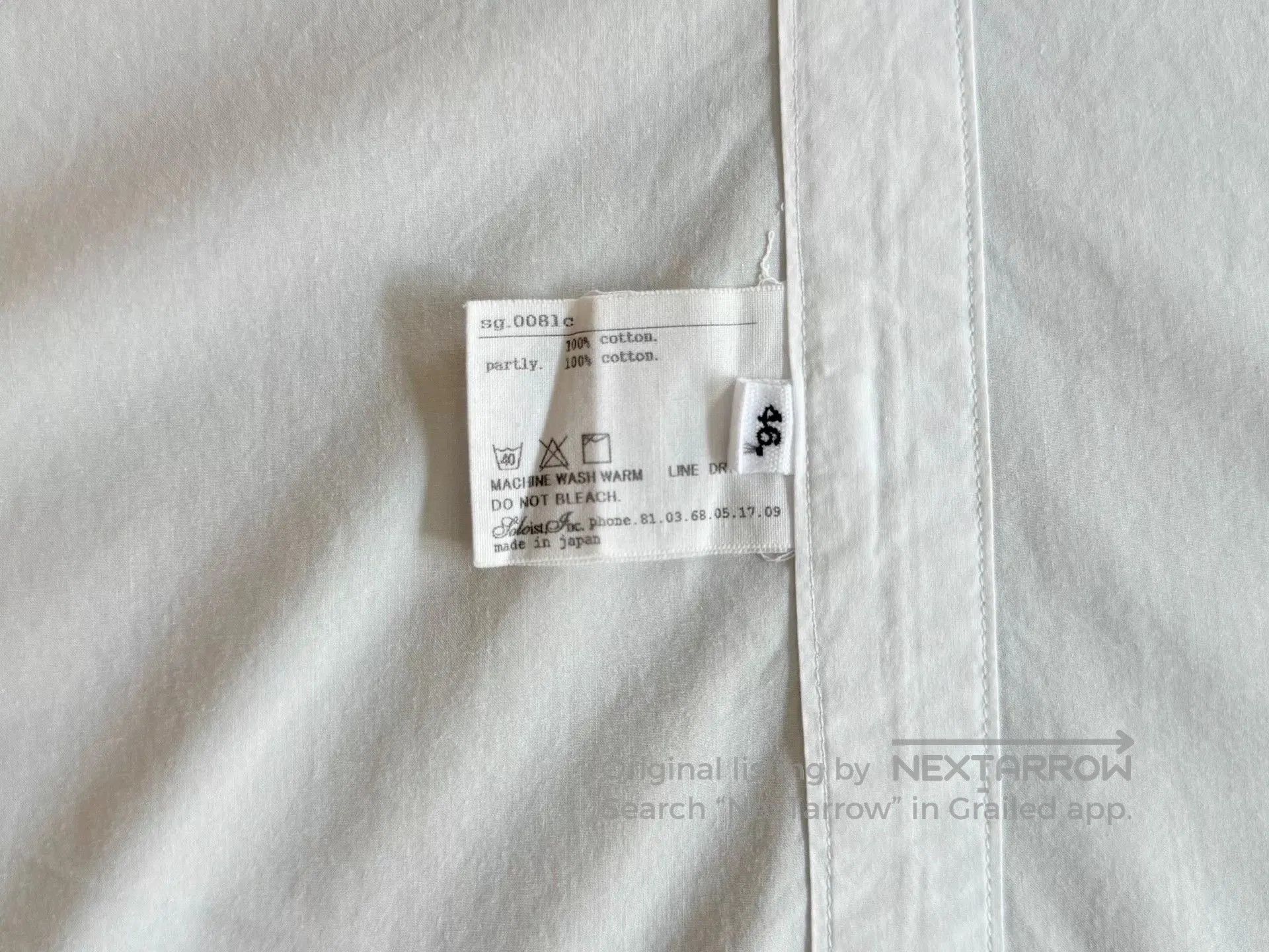 Takahiromiyashita The Soloist. takahiromiyashita white western shirt. Size US L / EU 52-54 / 3 - 4 Thumbnail