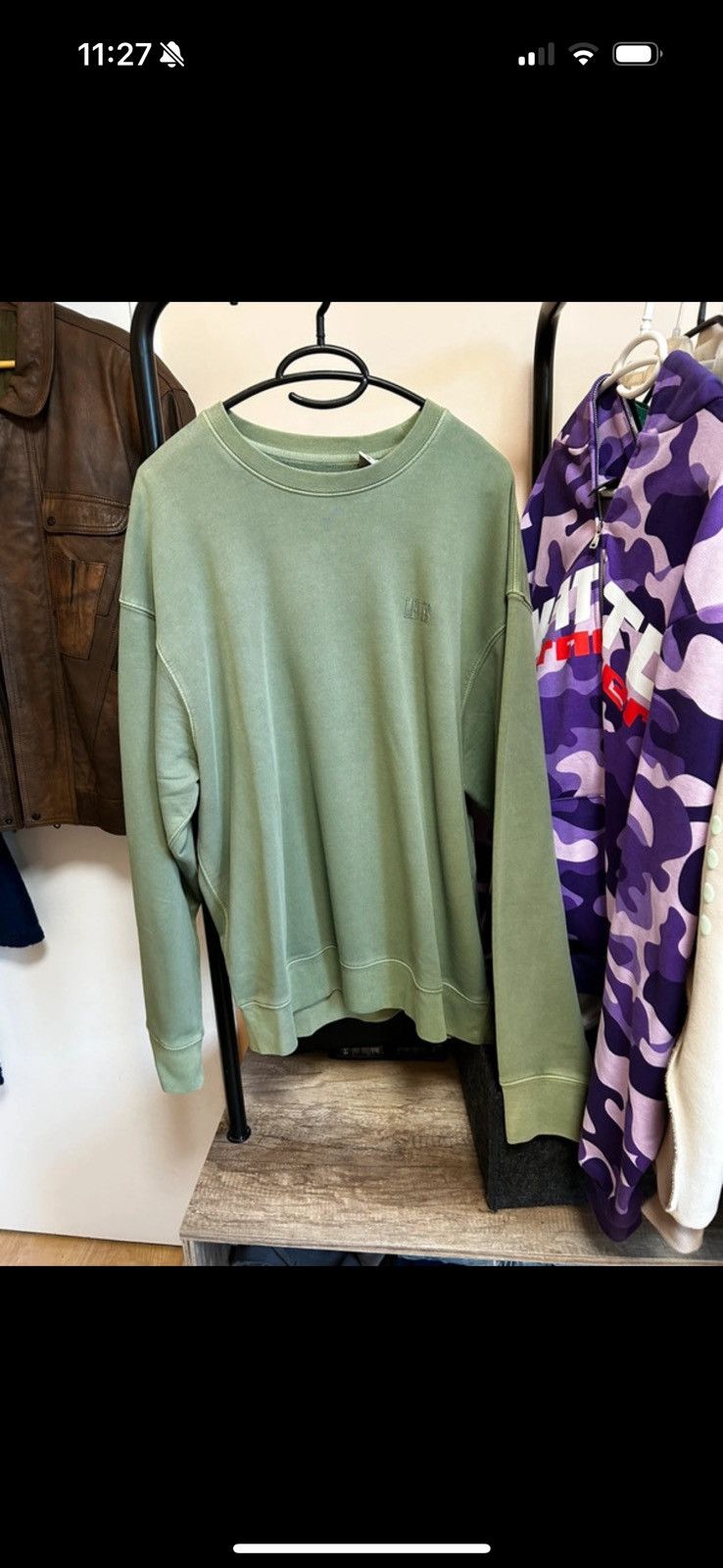 Levi's × Levi's Vintage Clothing Levi’s green crewneck Size US L / EU 52-54 / 3 - 1 Thumbnail