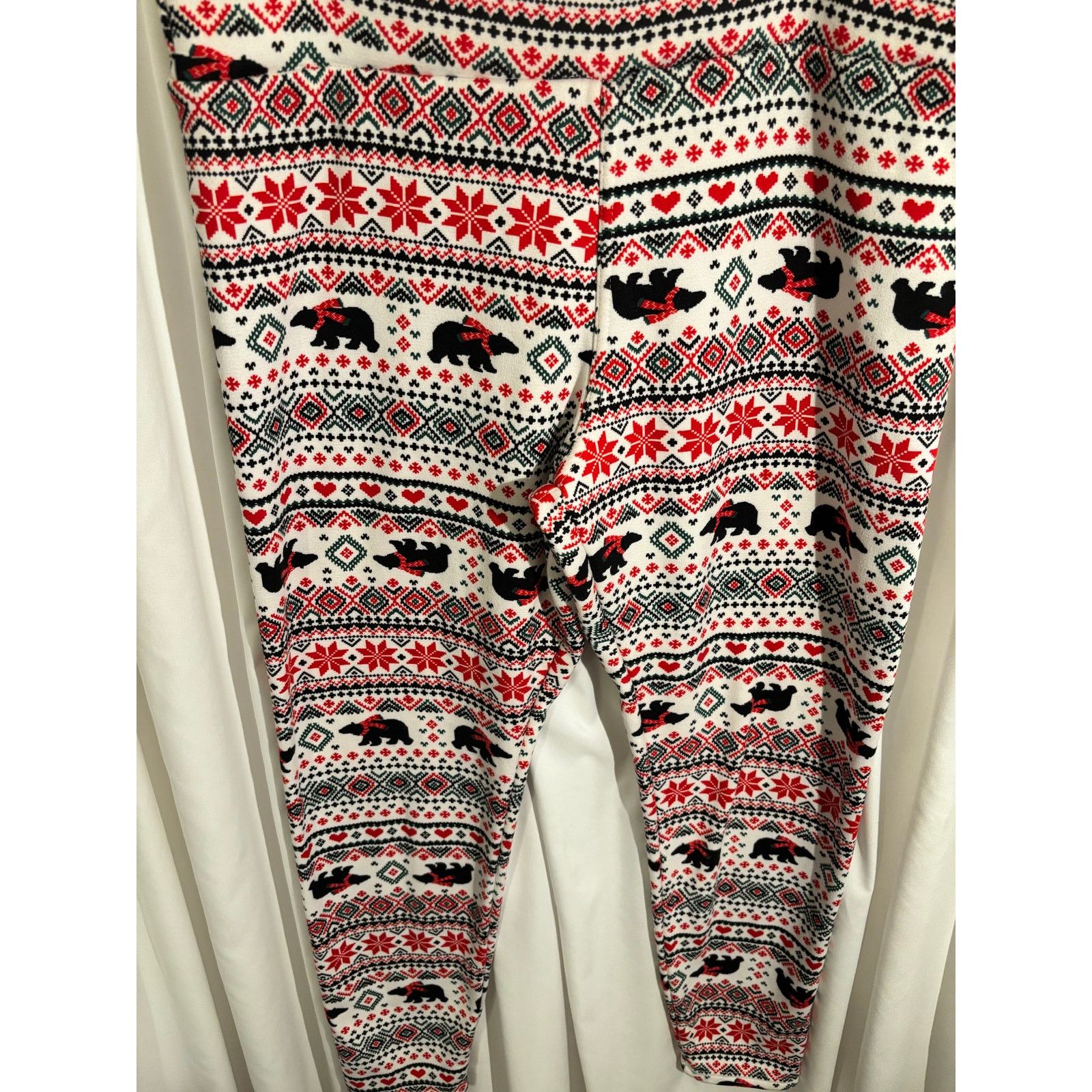 The Unbranded Brand Black Bear Jammies Leggings Size XL Size 33" - 4 Thumbnail