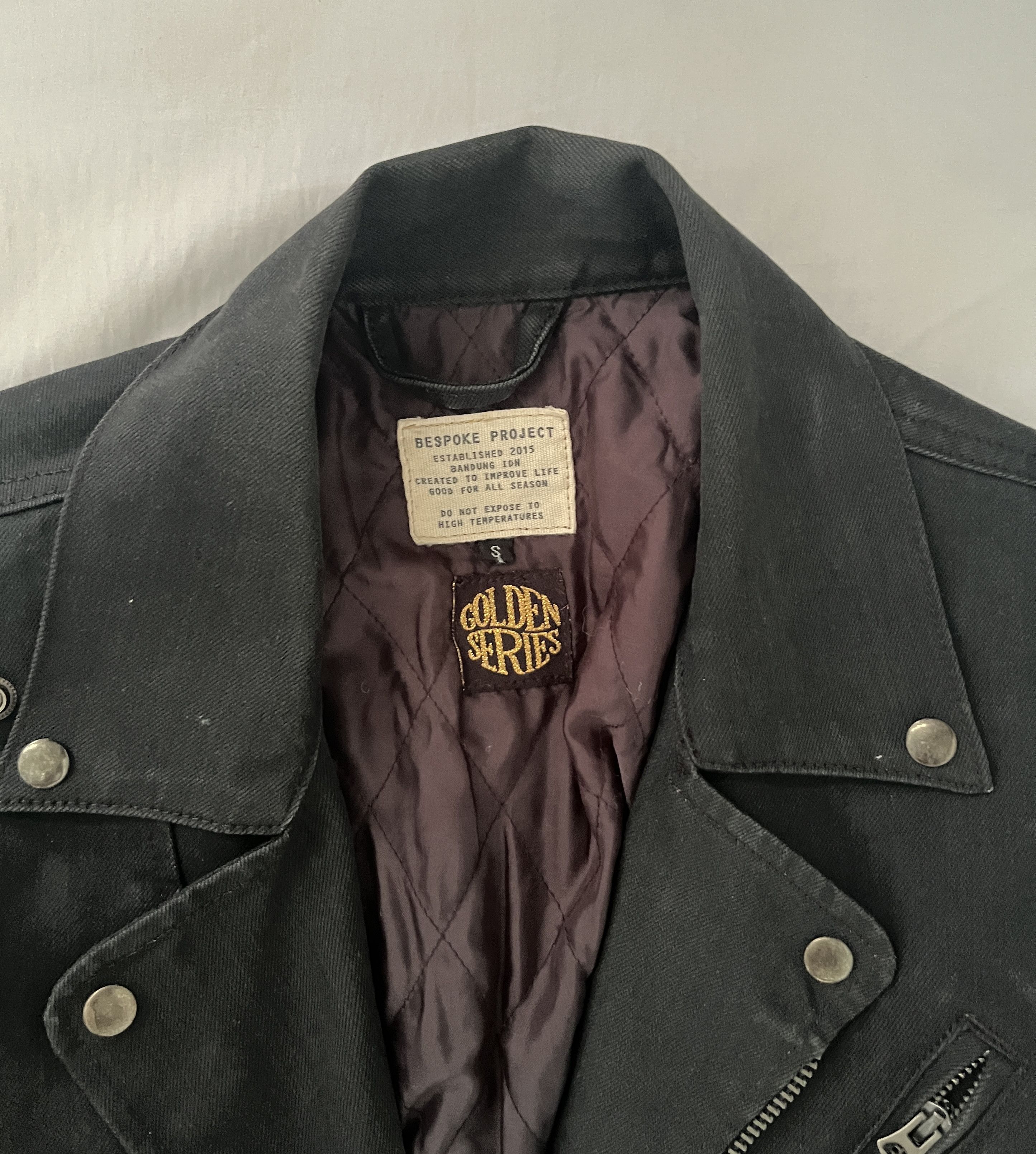 Other Black Denim Bikers Jacket Size US S / EU 44-46 / 1 - 4 Thumbnail