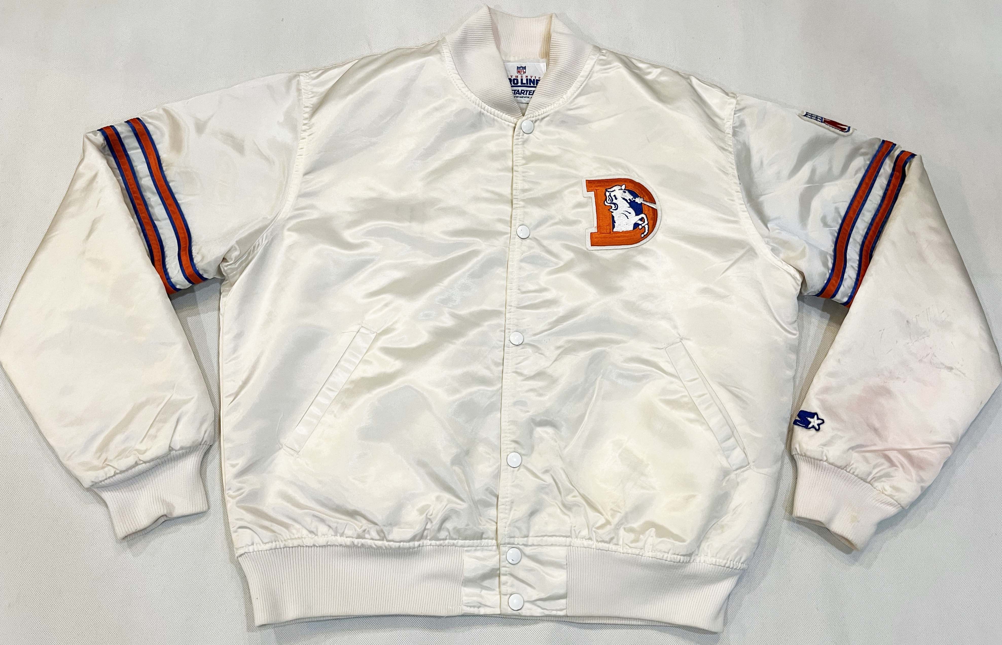 NFL × Starter × Vintage Vintage Starter NFL Denver Broncos Satin Bomber Jacket Size US L / EU 52-54 / 3 - 1 Thumbnail