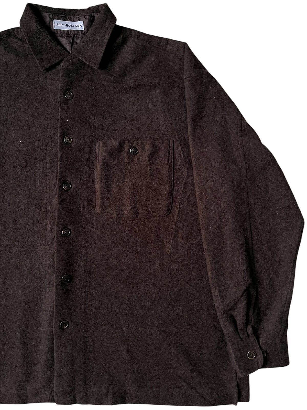 Issey Miyake Issey miyake shirt wool brown Size US XL / EU 56 / 4 - 3 Thumbnail