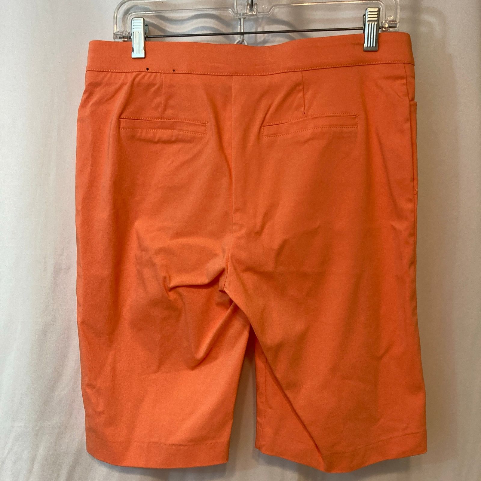 Other Verve Blues Salmon Pink Orange Pull On Button Bermuda Shorts Size 30" / US 8 / IT 44 - 5 Thumbnail