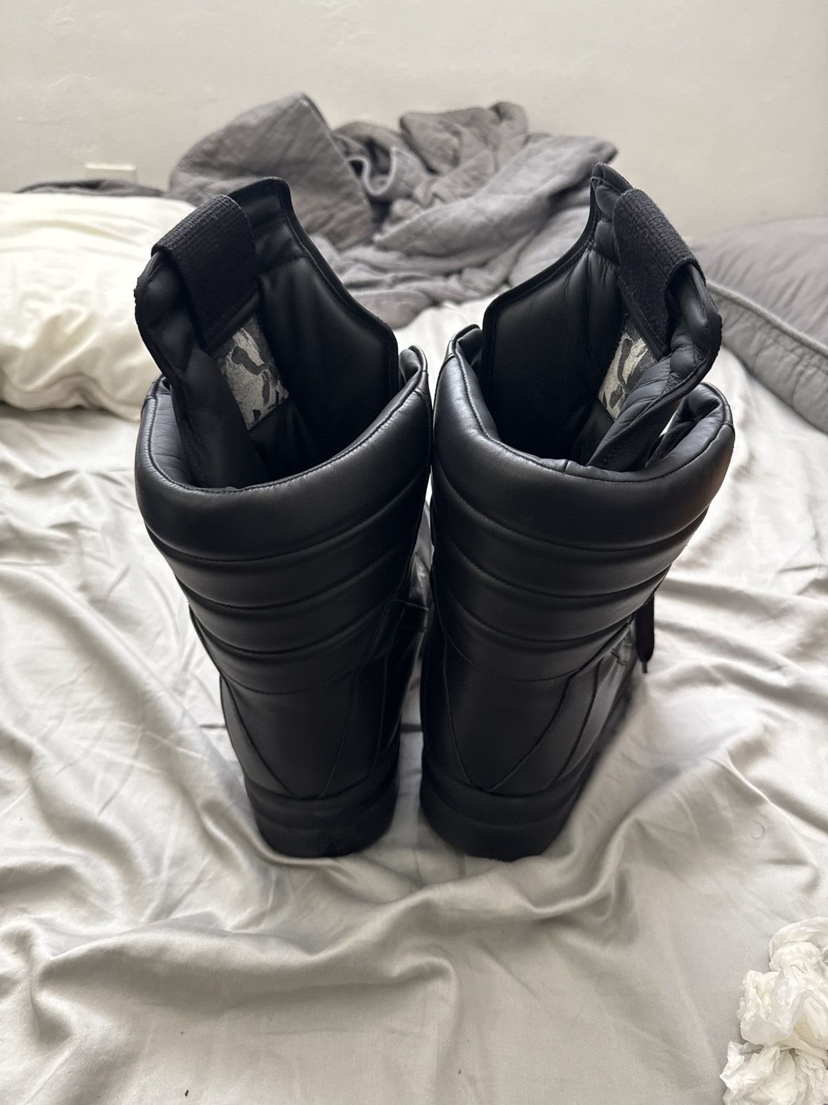 Rick Owen's SS25 Black Hollywood Mega GeoBasket