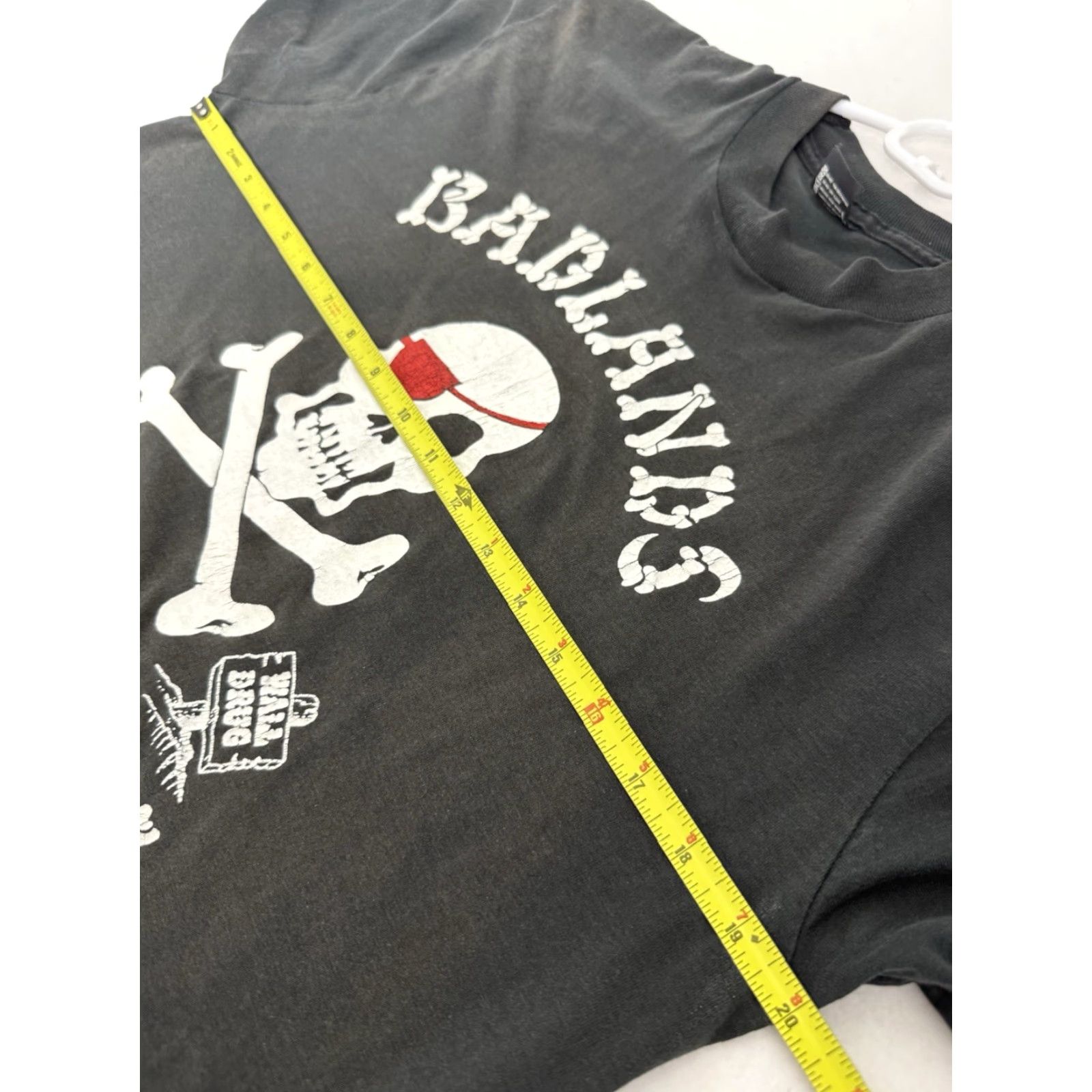 Vintage VINTAGE Badlands South Dakota Wall Drug Skull Bones Biker Harley Shirt Slim Sz L Black 90s Mens Shirt Size US L / EU 52-54 / 3 - 5 Thumbnail