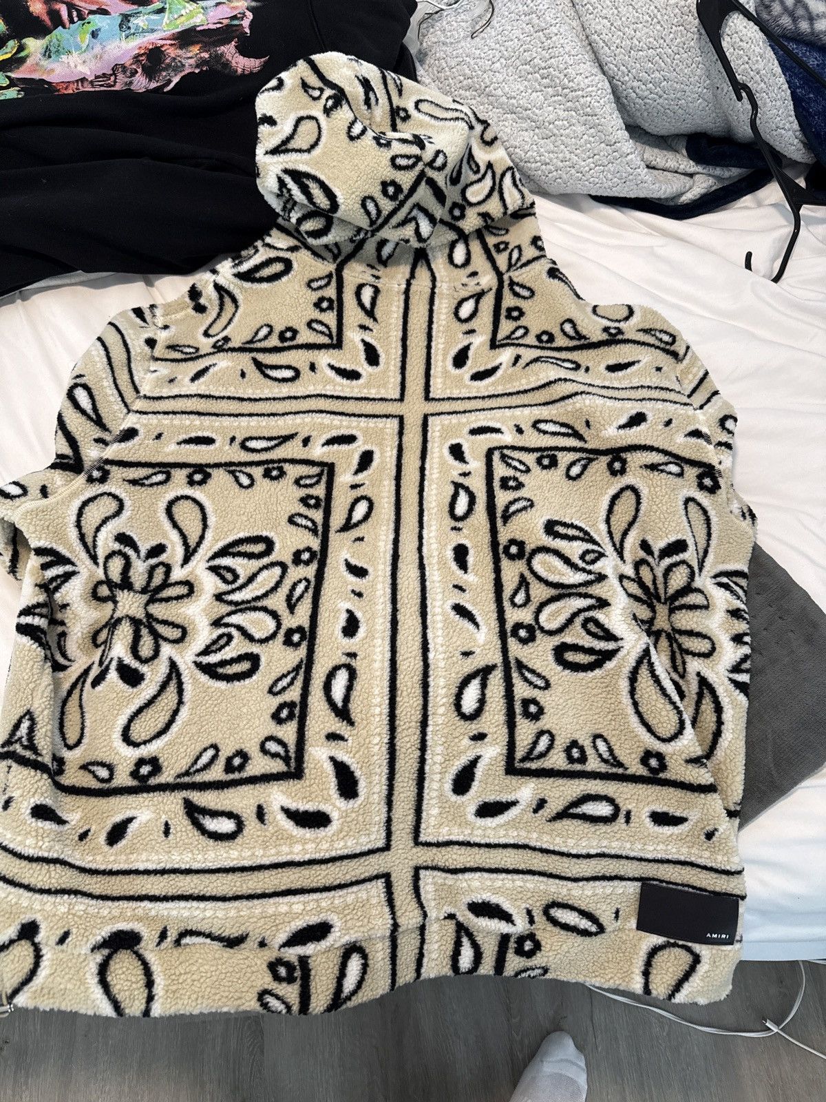 Amiri Amiri Sherpa Hoodie Size US XXL / EU 58 / 5 - 2 Thumbnail