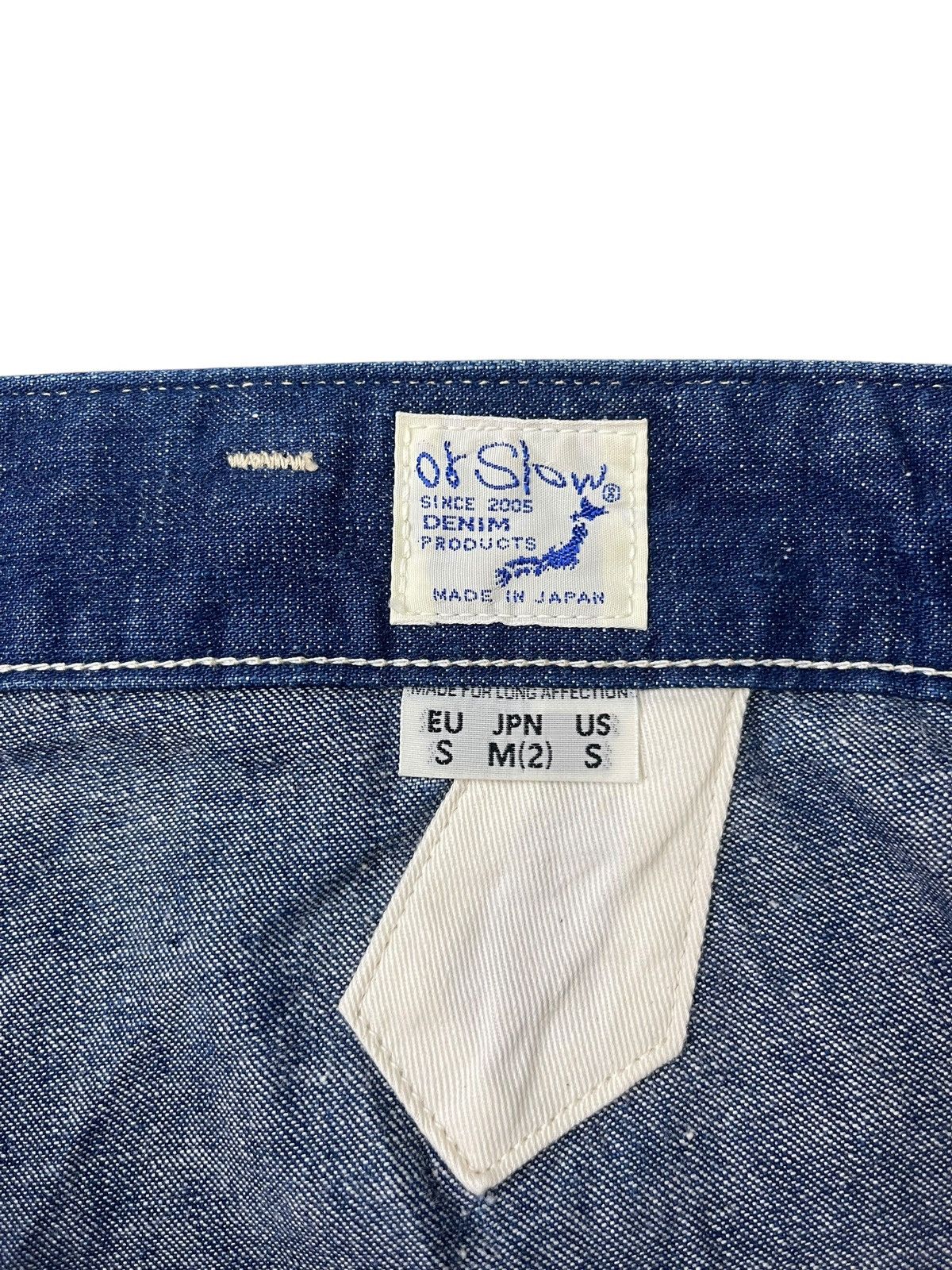 Orslow Orslow Jeans Short Denim Streetwear Size 29" - 4 Thumbnail