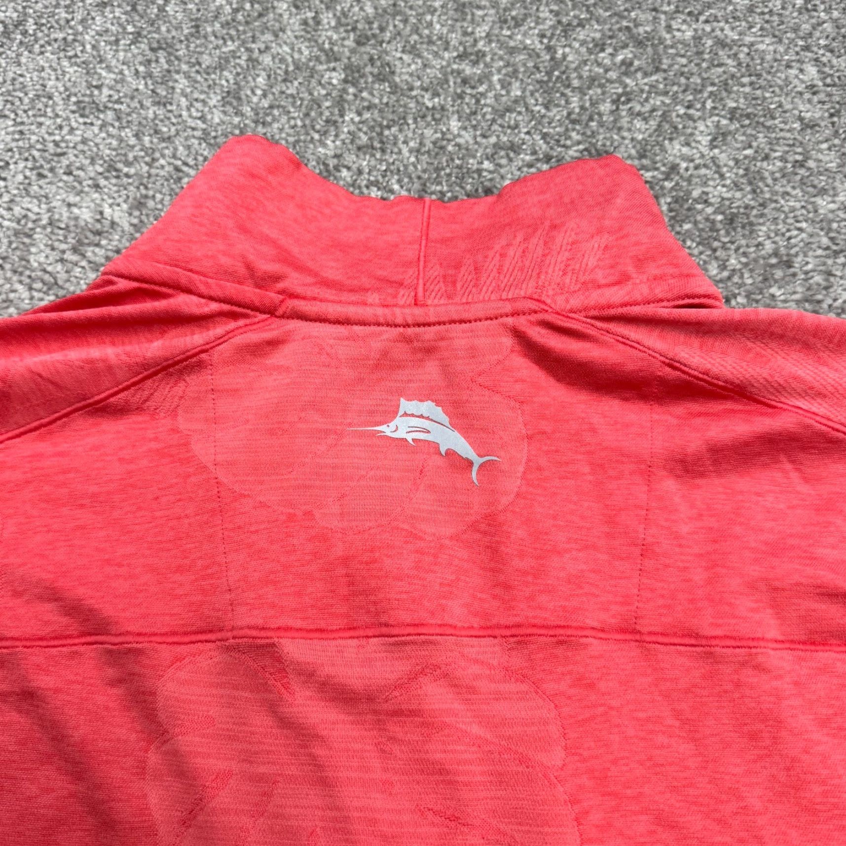 Tommy Bahama Tommy Bahama Islandzone Jacket Mens Medium Coral 1/4 Zip Pullover Golf Modern Athleisure Outdoor Sports Shirt Size US M / EU 48-50 / 2 - 5 Thumbnail