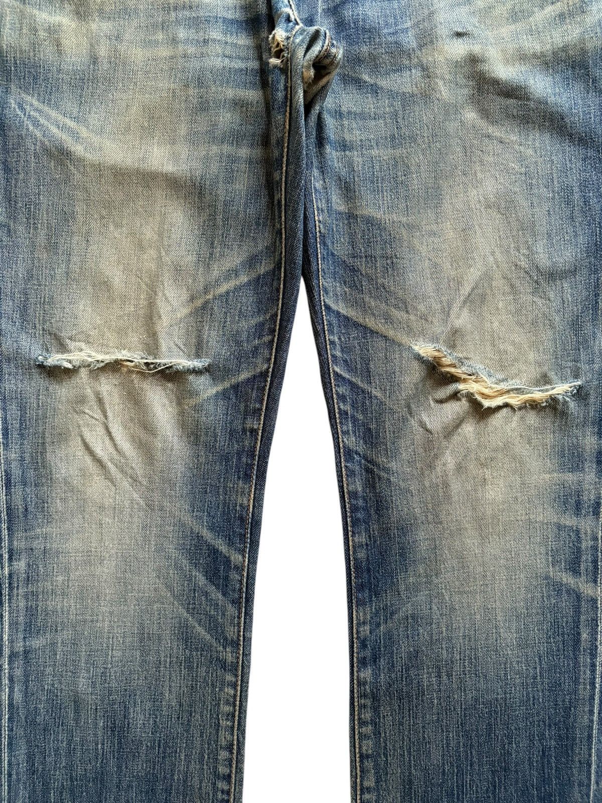 Levi's Vintage 90s Levis 505 Mud Wash Distressed Loose Jeans Size US 34 / EU 50 - 5 Thumbnail