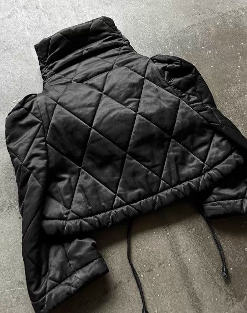 Nozomi Ishiguro NOZOMI 2011AW Diamond Quilted High-Waisted Puffer Jacket Size US XS / EU 42 / 0 - 7 Thumbnail