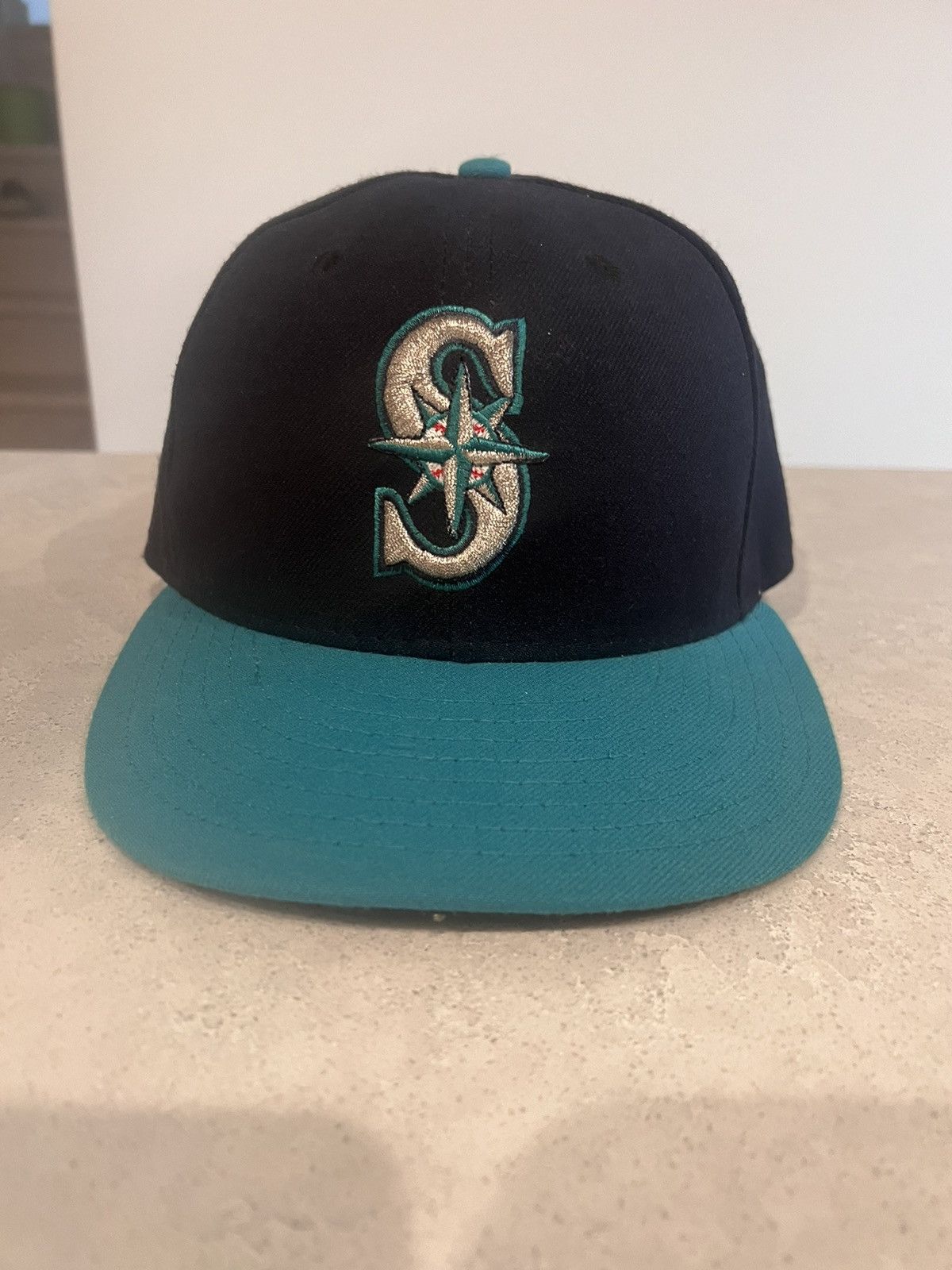 MLB × New Era × Vintage Vintage Seattle Mariners New Era Baseball Hat Fitted 6 7/8 Size ONE SIZE - 1 Thumbnail