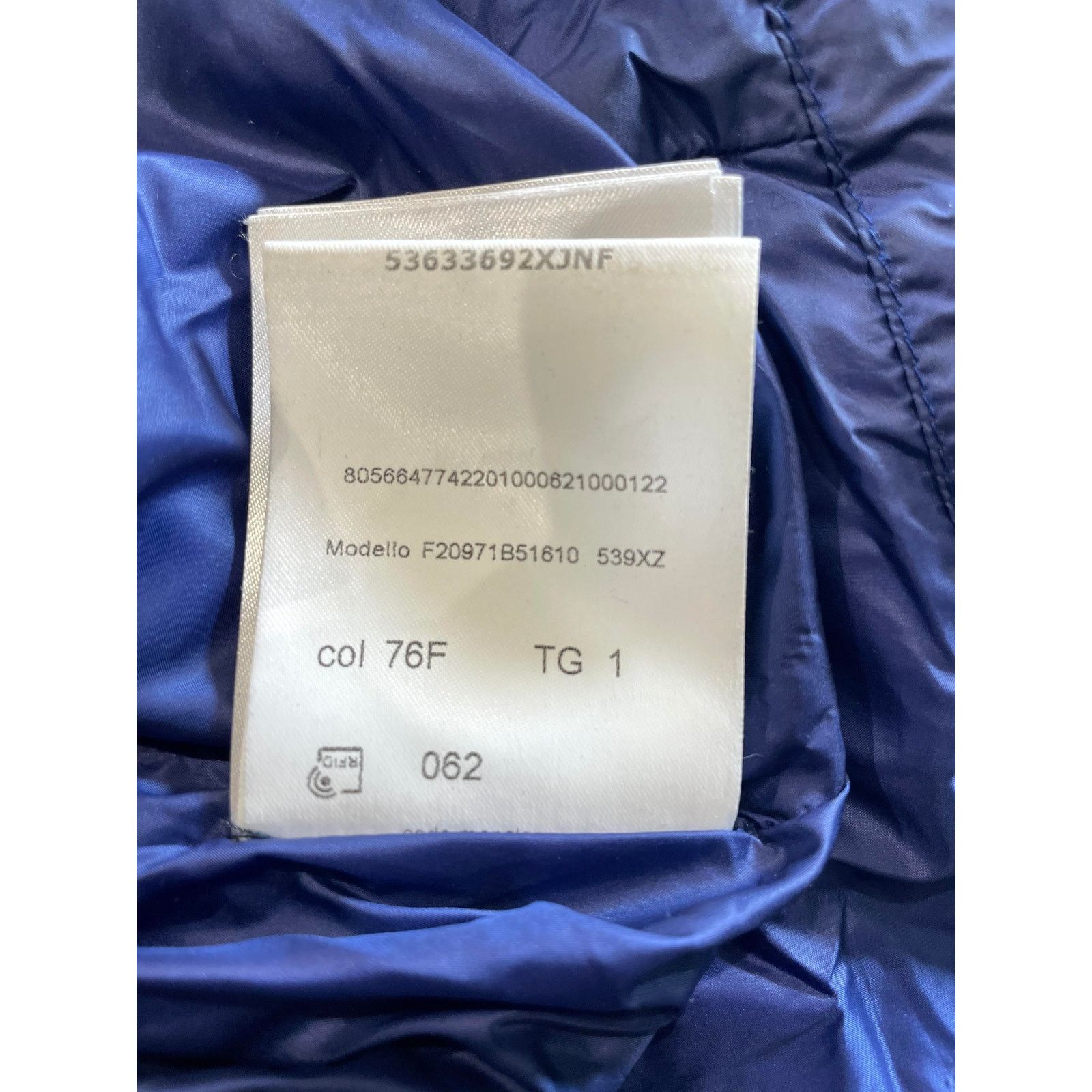 Moncler Moncler Cillia Giubotto Blue Jacket Size US S / EU 44-46 / 1 - 14 Thumbnail