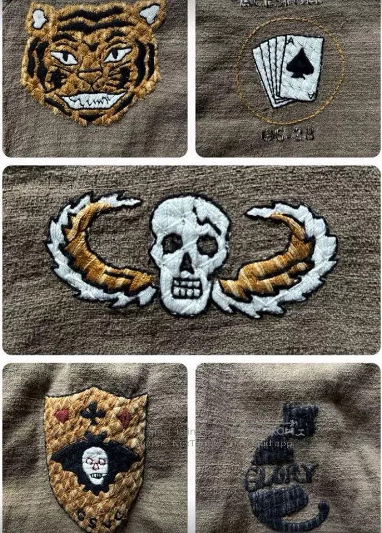 Vintage Gangsterville Vintage Embroidered Cardigan. Size US M / EU 48-50 / 2 - 4 Thumbnail