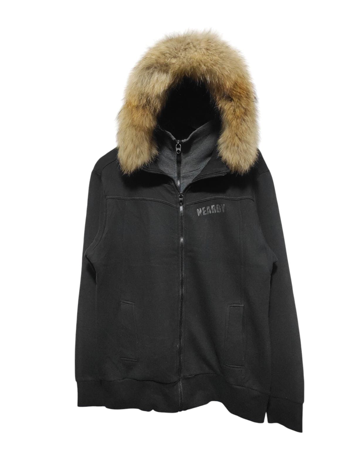 Japanese Brand The Best Jeans Nearby double layer zip fur hoodie LGB style Size US L / EU 52-54 / 3 - 1 Thumbnail