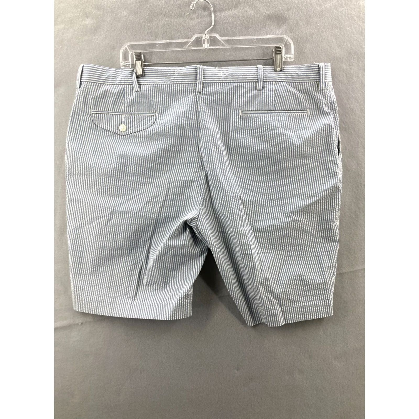 Polo Ralph Lauren Polo Ralph Lauren Shorts Mens 40 Seersucker Blue White Stripe Polo Ralph Lauren Shorts Mens 40 Seersucker Blue White Stripe Size US L / EU 52-54 / 3 - 6 Thumbnail