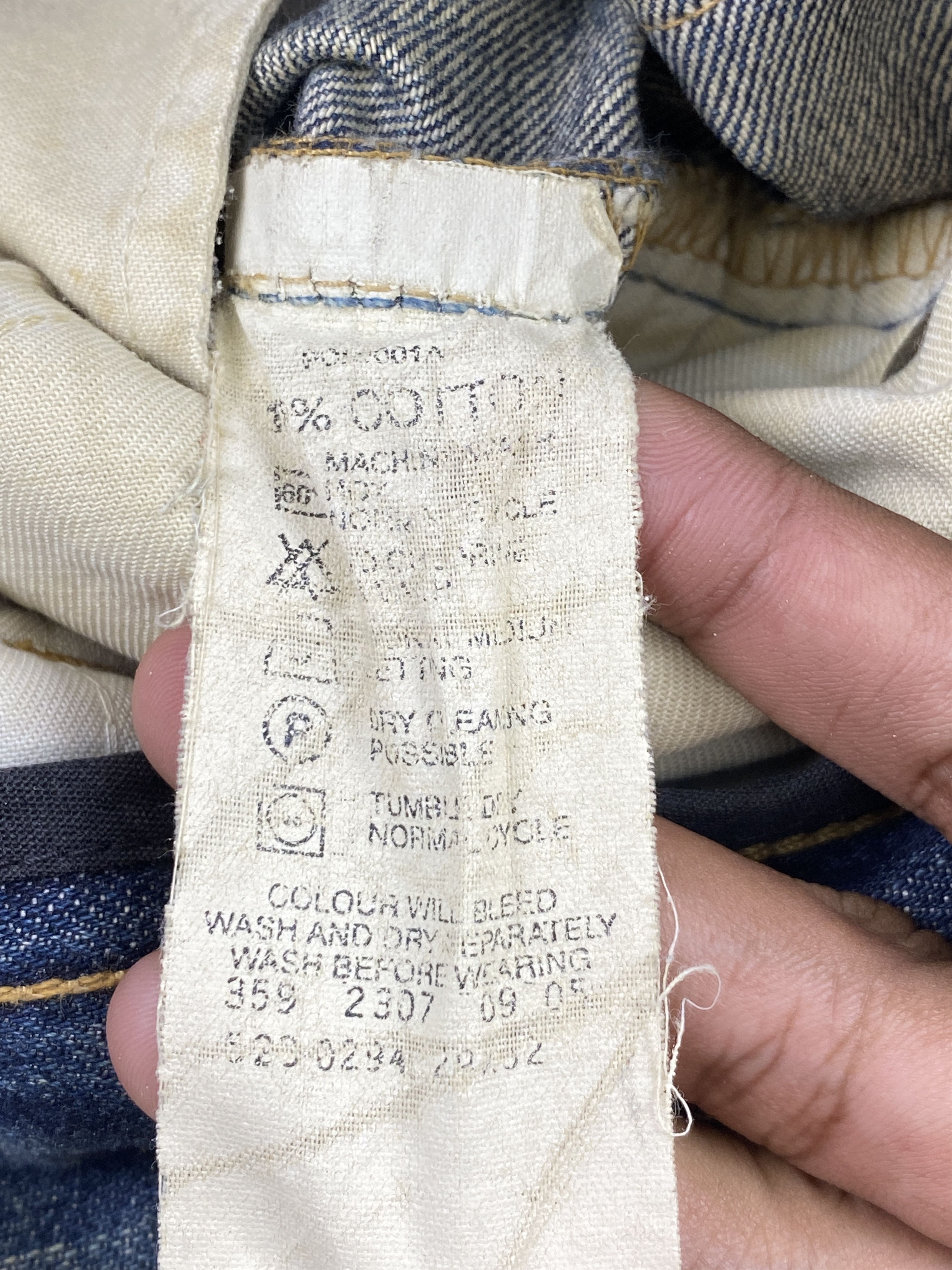 Levi's × Vintage Rusty Vintage 90s Levis 523 Faded Blue Jeans Size US 31 - 8 Thumbnail