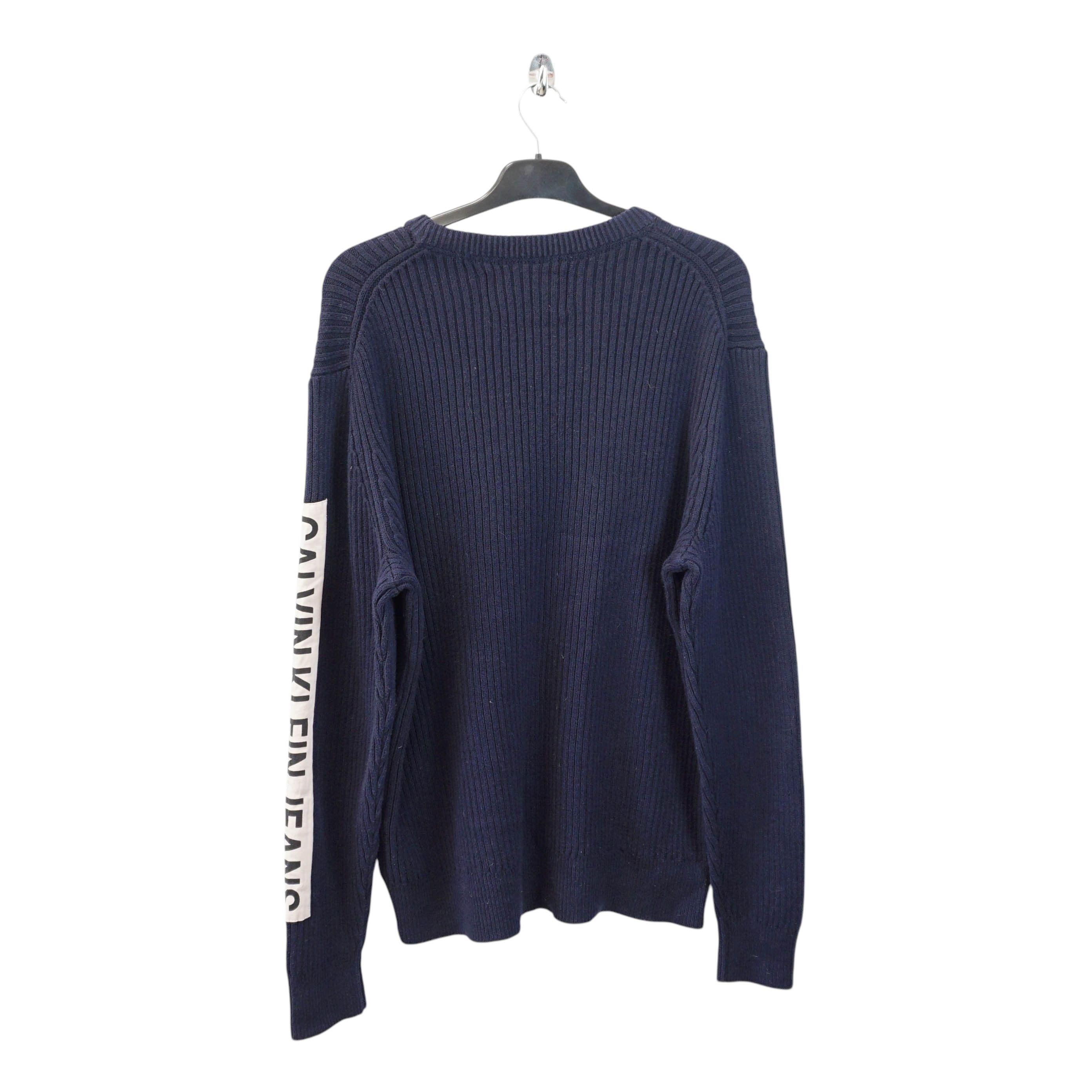 Calvin Klein Knitted Navy Sweater Size US M / EU 48-50 / 2 - 4 Thumbnail