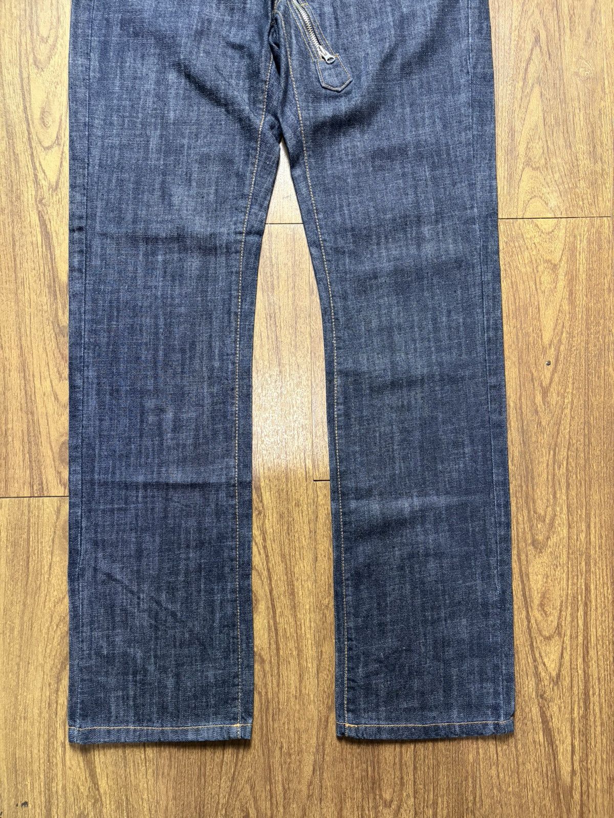 Issey Miyake Cabane de Zucca Assymetrical Zip Denim Pants Size US 32 / EU 48 - 3 Thumbnail