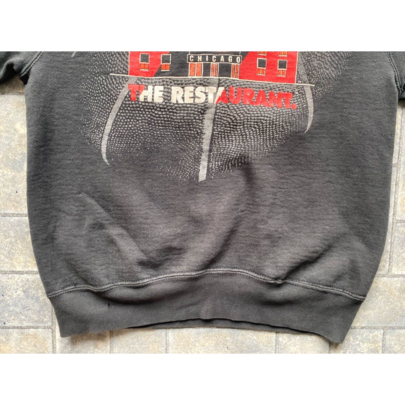 Fruit Of The Loom VINTAGE Michael Jordan's The Restaurant Chicago Sweatshirt Men’s Small 90s Black Mens S Pullover Sweatshirt Fruit of the Loom Size US S / EU 44-46 / 1 - 3 Thumbnail