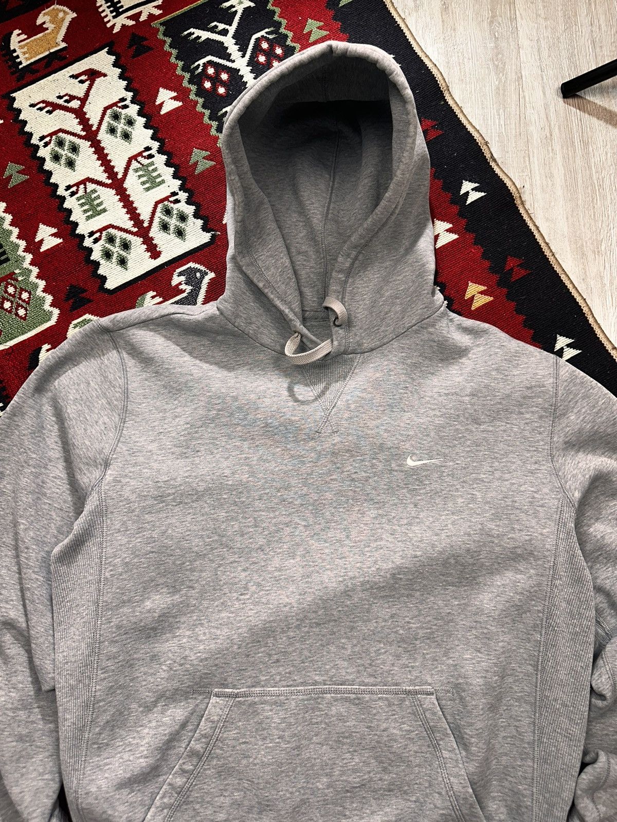 Nike × Vintage Vintage Nike Basic Hoodie Y2K Size US L / EU 52-54 / 3 - 4 Thumbnail