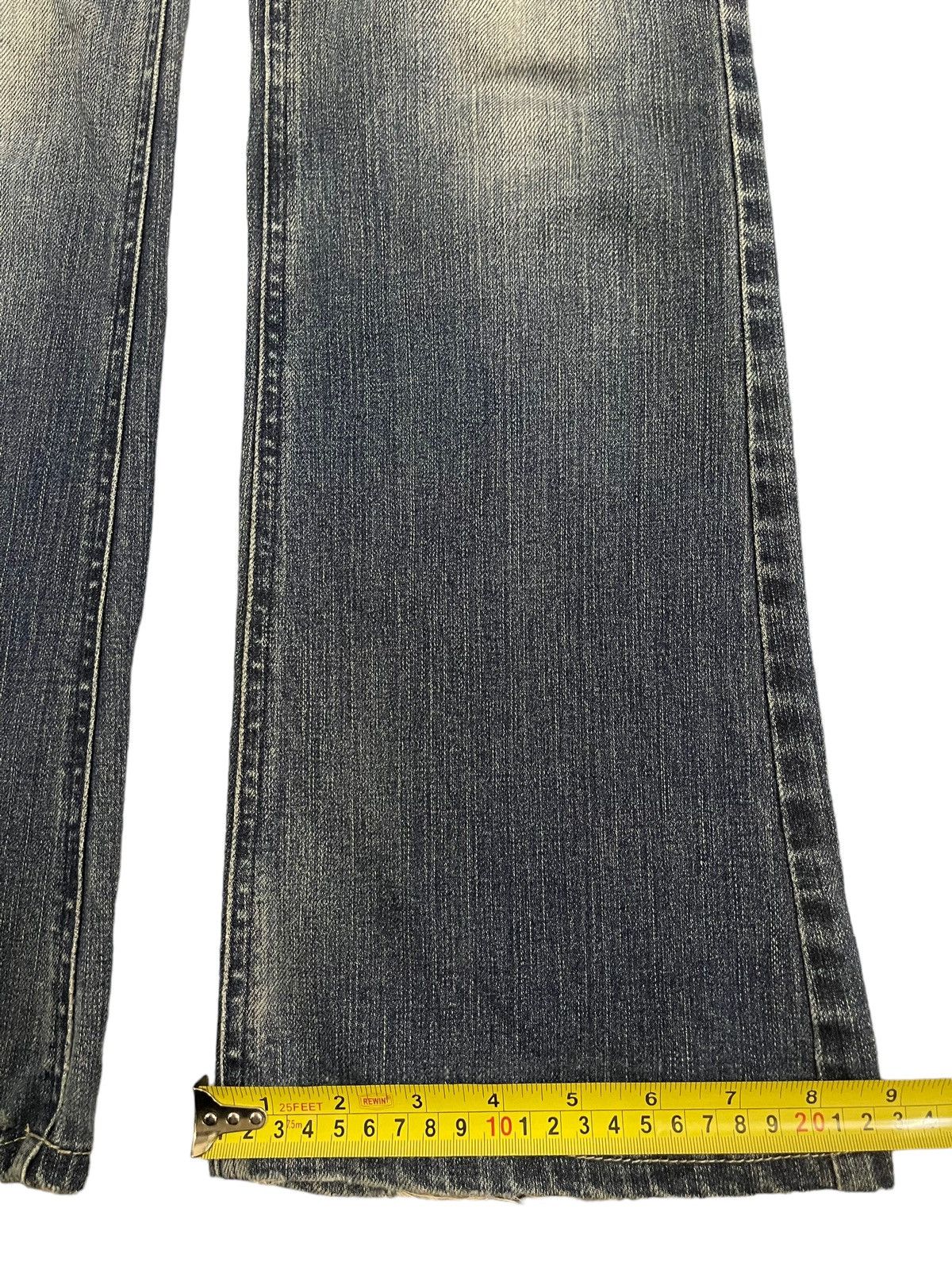 Hysteric Glamour Vintage Japanese Brand Blue Wash Style Flare Jeans Size 26" / US 2 / IT 38 - 14 Thumbnail