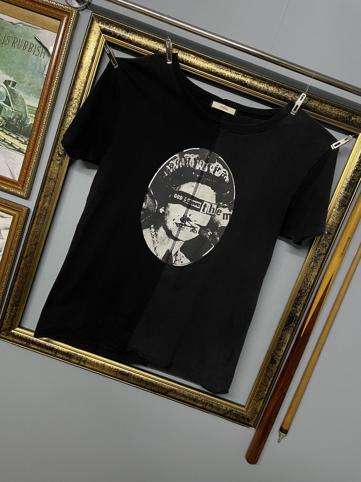 Hysteric Glamour Vintage Japan Designer Joutie God Save The Queen Punk Tshirt Size US S / EU 44-46 / 1 - 2 Thumbnail