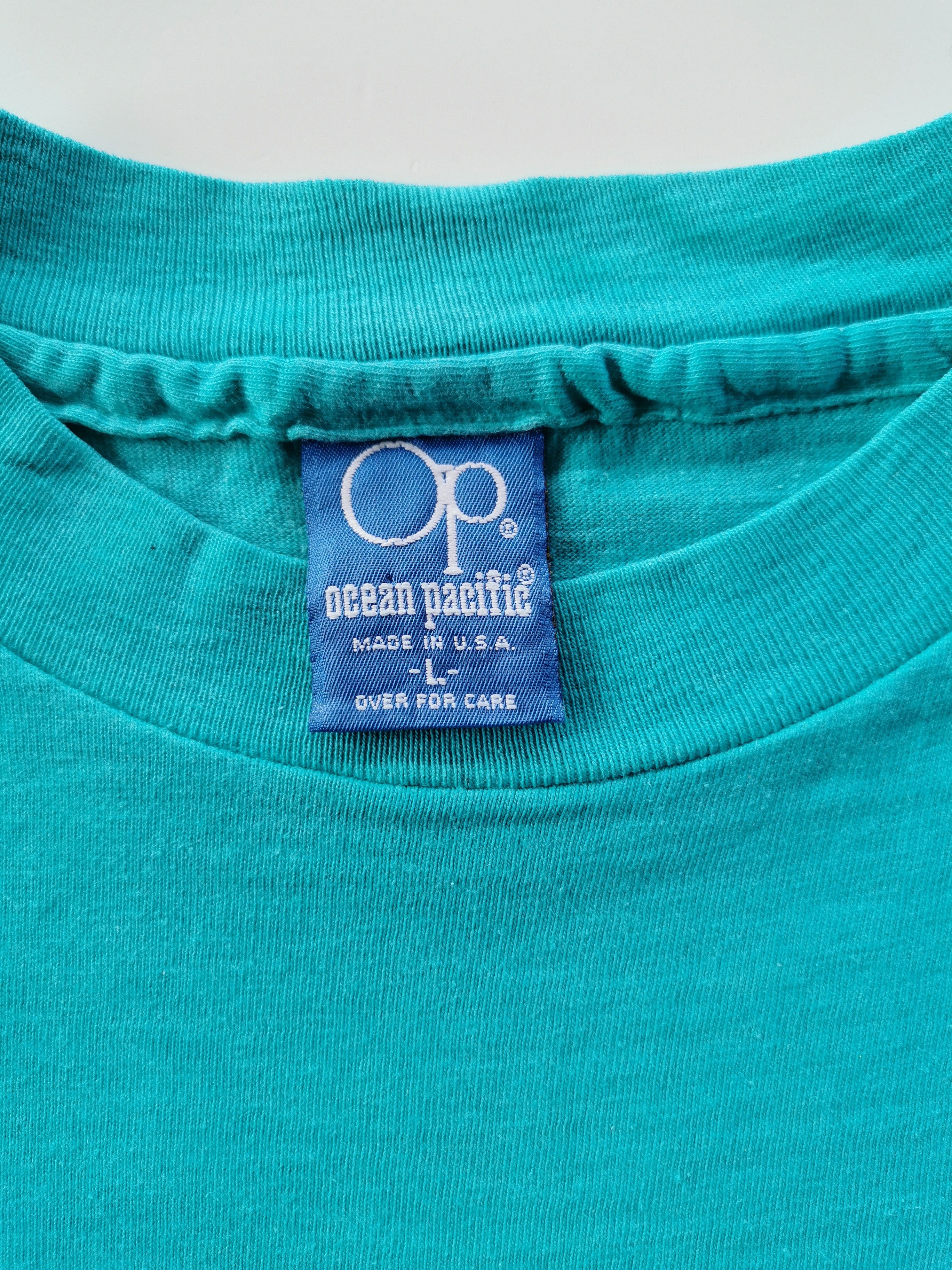 Ocean Pacific 1987 Vintage Ocean Pacific OP Surf Tshirt Size US M / EU 48-50 / 2 - 10 Thumbnail