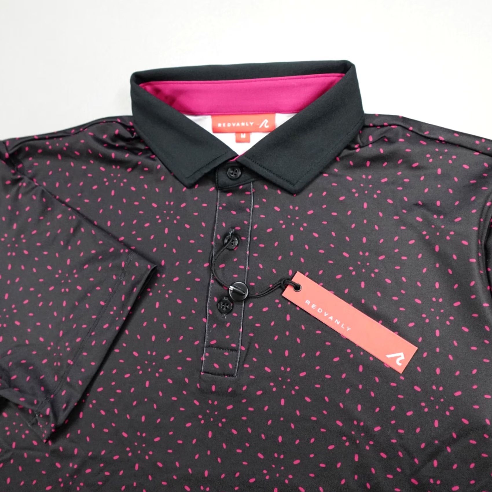 Vintage Redvanly Arcadia Golf Polo Shirt Tuxedo Black Geometric Rugby R2389 Men's Size M Size US M / EU 48-50 / 2 - 2 Thumbnail