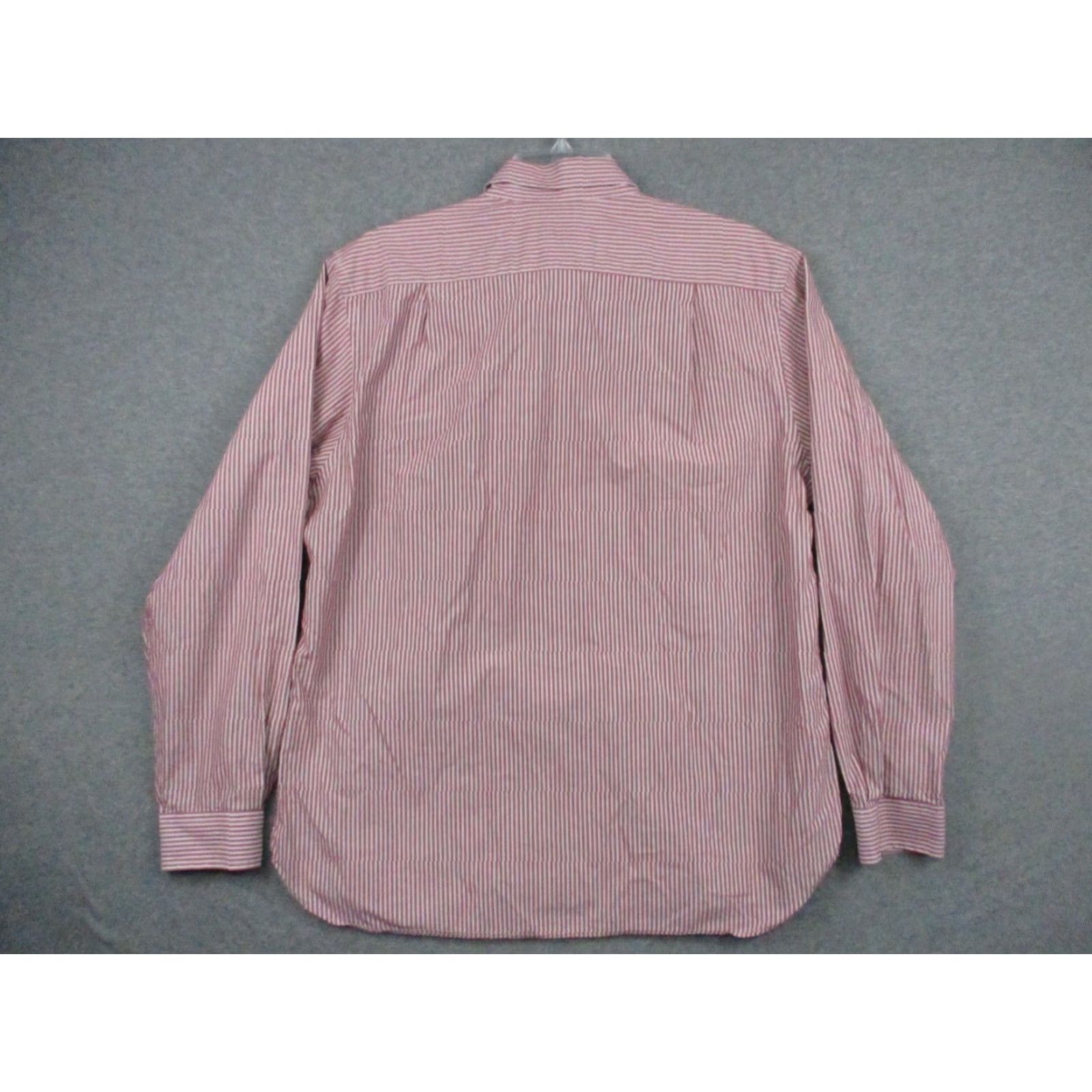 Vineyard Vines VINTAGE Vineyard Vines Shirt Mens Large Red White Stripe Made In Hong Kong Long Sleeve Size US L / EU 52-54 / 3 - 5 Thumbnail