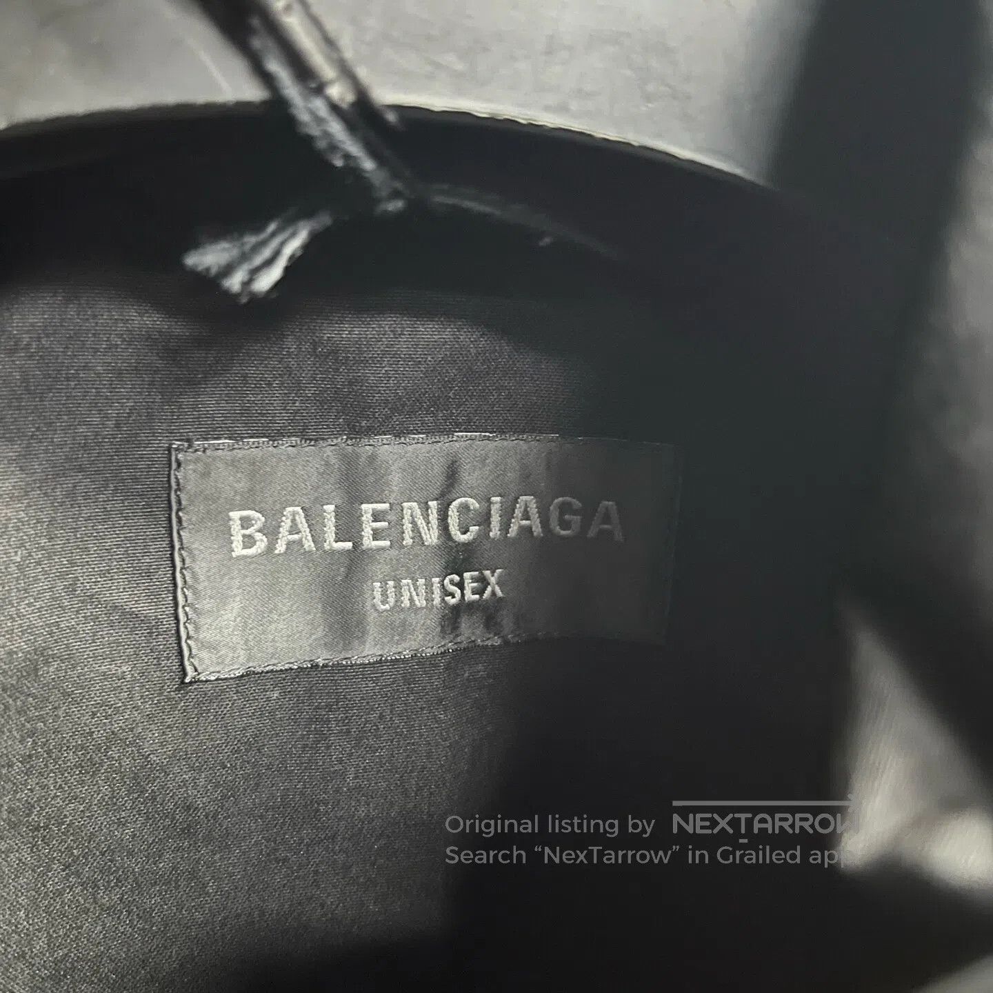 Balenciaga Balenciaga Black letter logo printed stand-up collar jacke Size US M / EU 48-50 / 2 - 2 Thumbnail