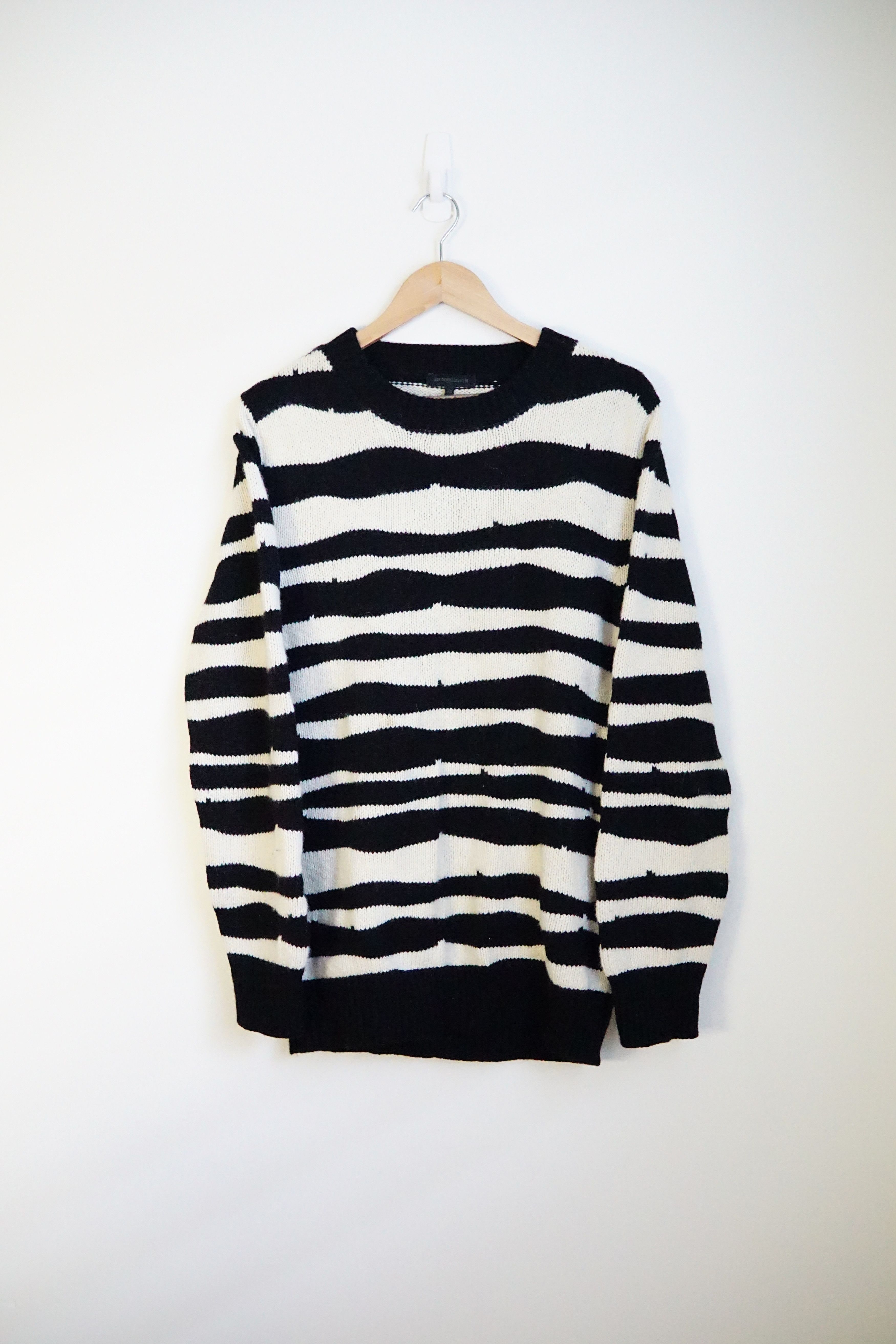 Ann Demeulemeester Striped Wool Knit Size US S / EU 44-46 / 1 - 1 Thumbnail