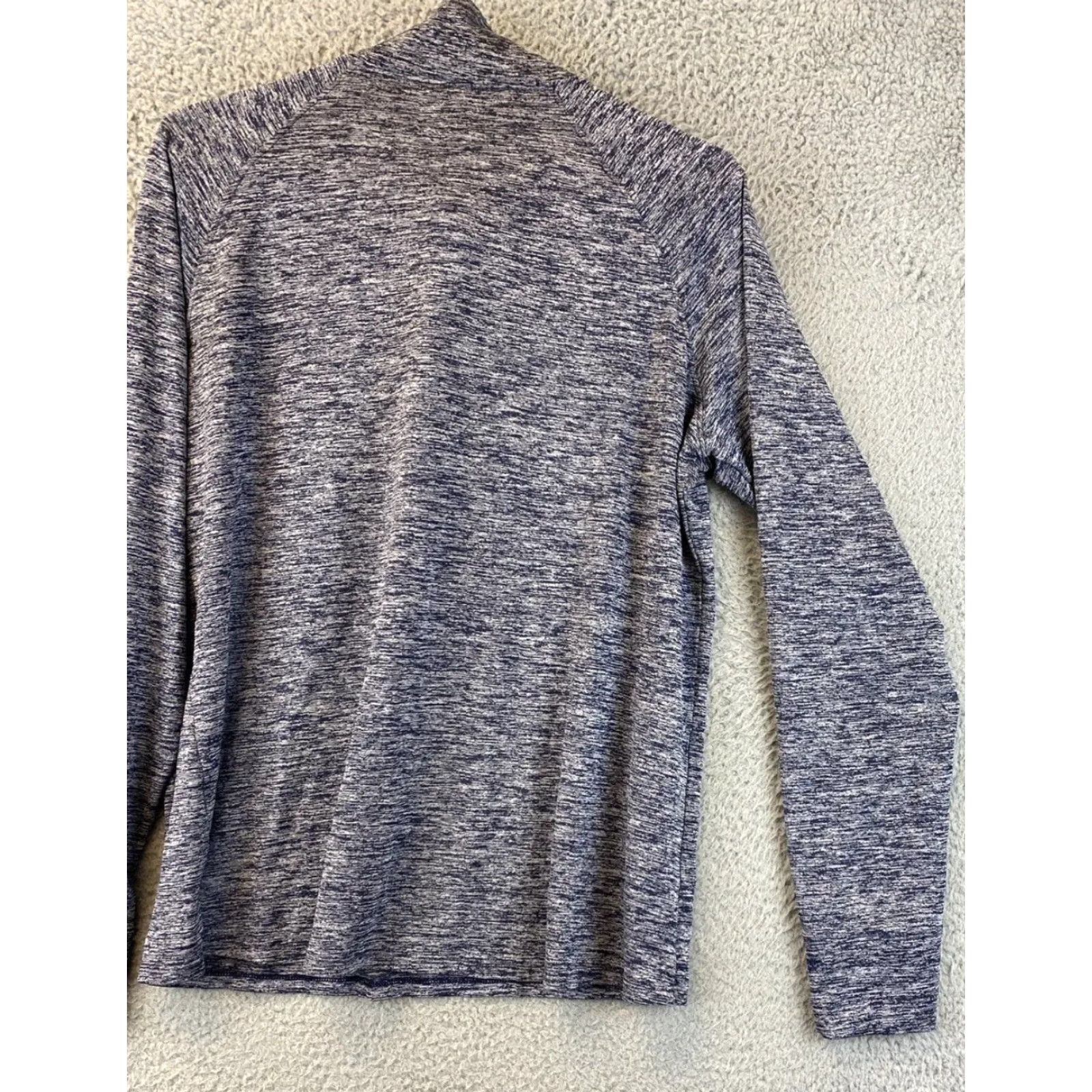 Under Armour Under Armour HeatGear L Mens Training T Shirt 1/4 Zip Long Sleeve Gray 75-28 Size US L / EU 52-54 / 3 - 8 Thumbnail