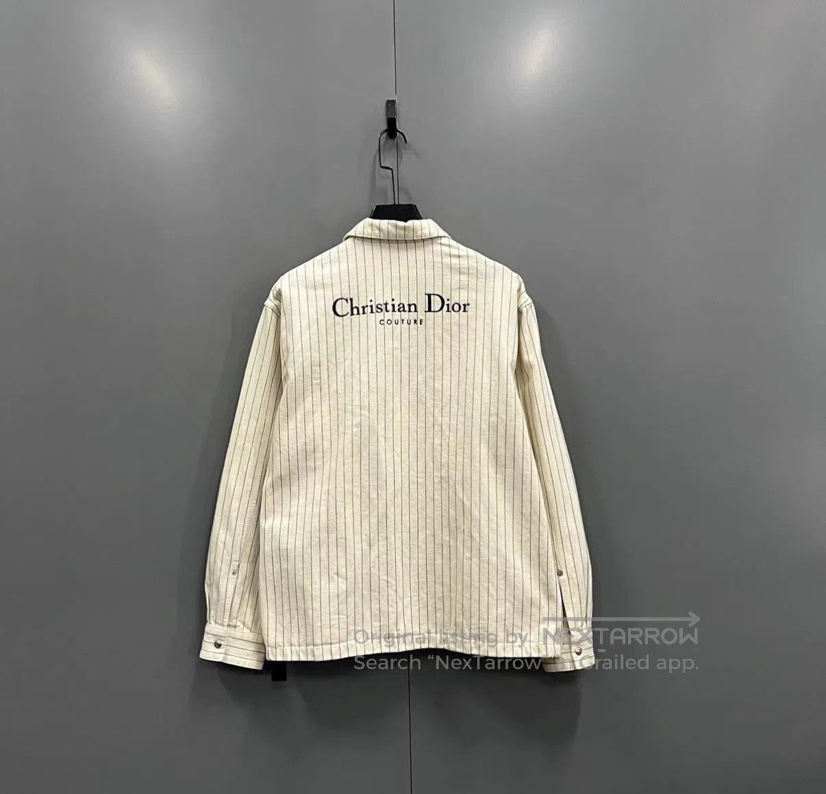 Dior Yellow Striped Long Sleeve Button-Up Shirt. Size US L / EU 52-54 / 3 - 2 Thumbnail