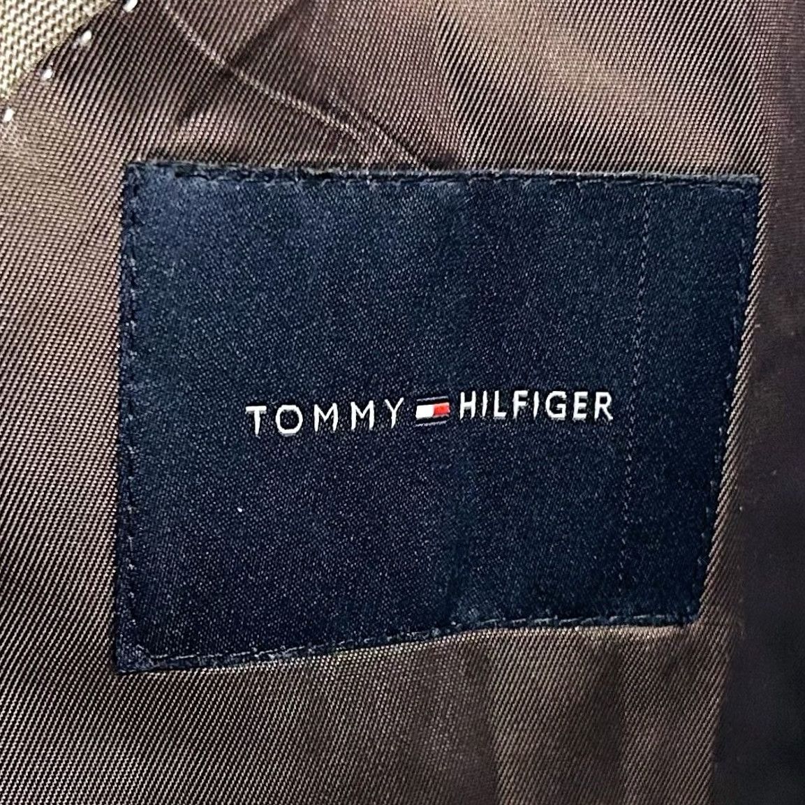 Tommy Hilfiger Tommy Hilfiger Sport Coat 46R Wool Beige Two-Button Lined Double-Vented Men’s Grade 46 Regular Navy? Size US XS / EU 42 / 0 - 3 Thumbnail