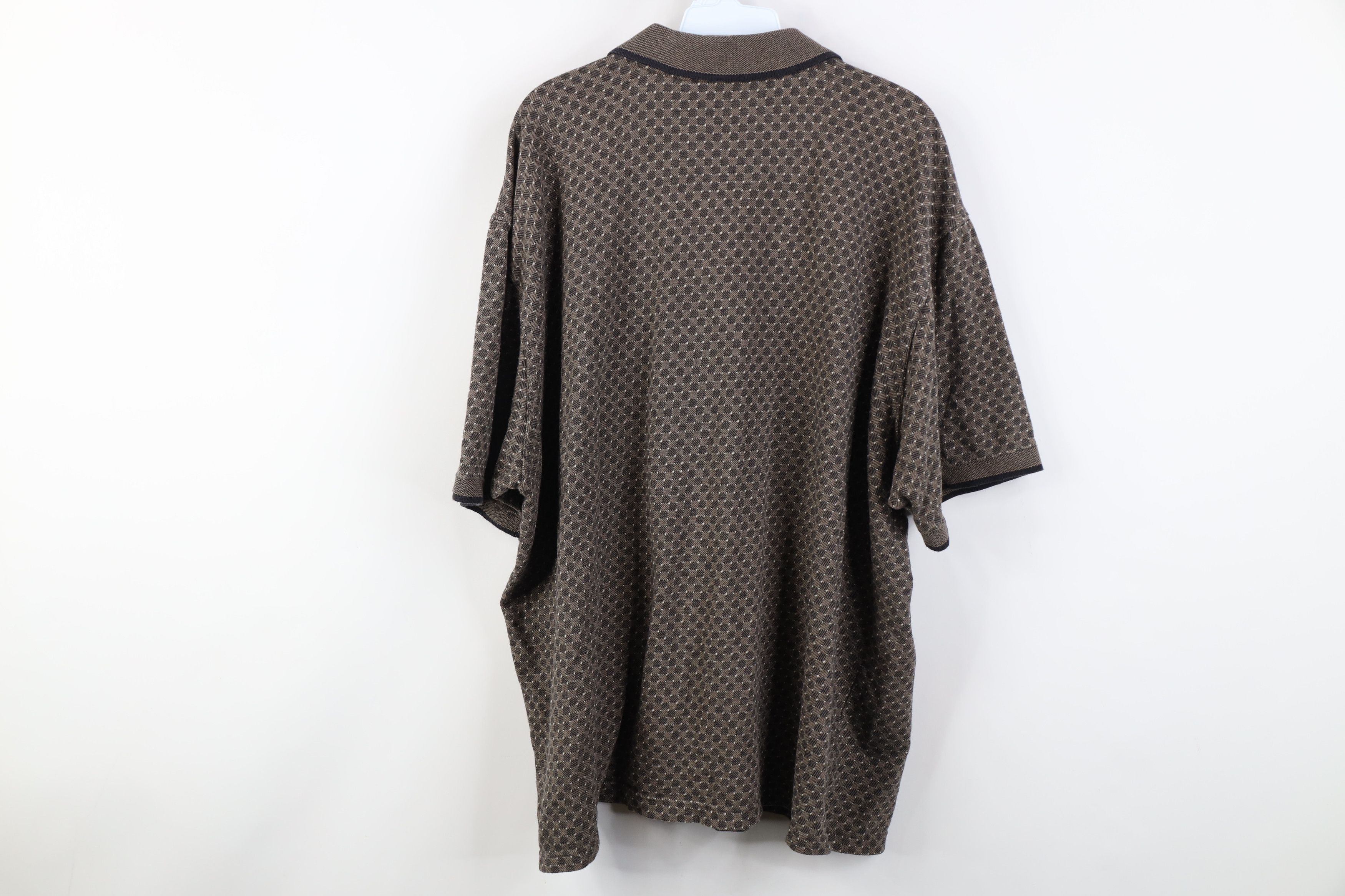 Vintage Vintage 90s Streetwear Checkered Collared Golf Polo Shirt Size US XXL / EU 58 / 5 - 8 Thumbnail