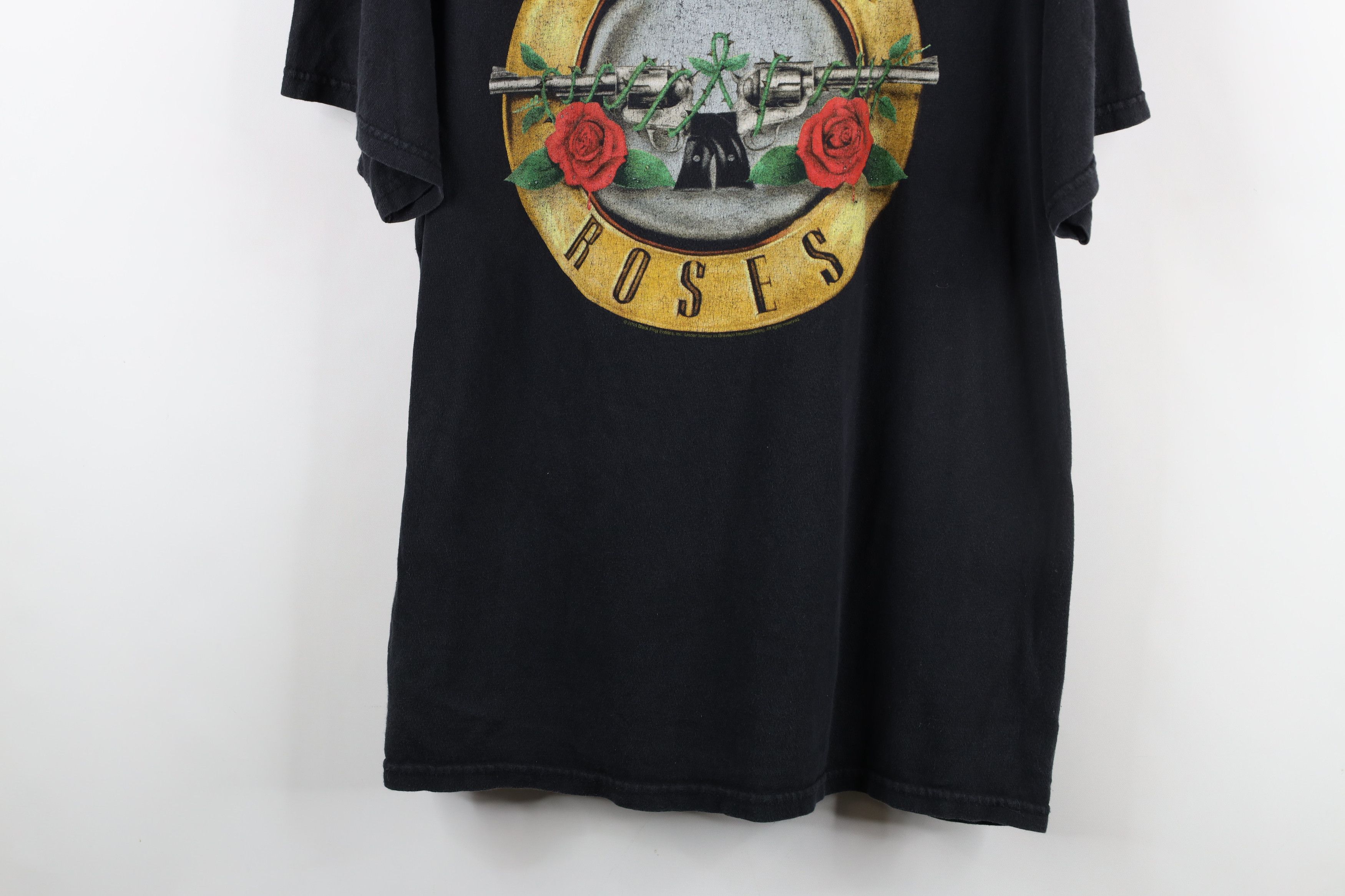 Vintage Retro Y2K Spell Guns N Roses Band Short Sleeve T-Shirt Black Size US XL / EU 56 / 4 - 3 Thumbnail