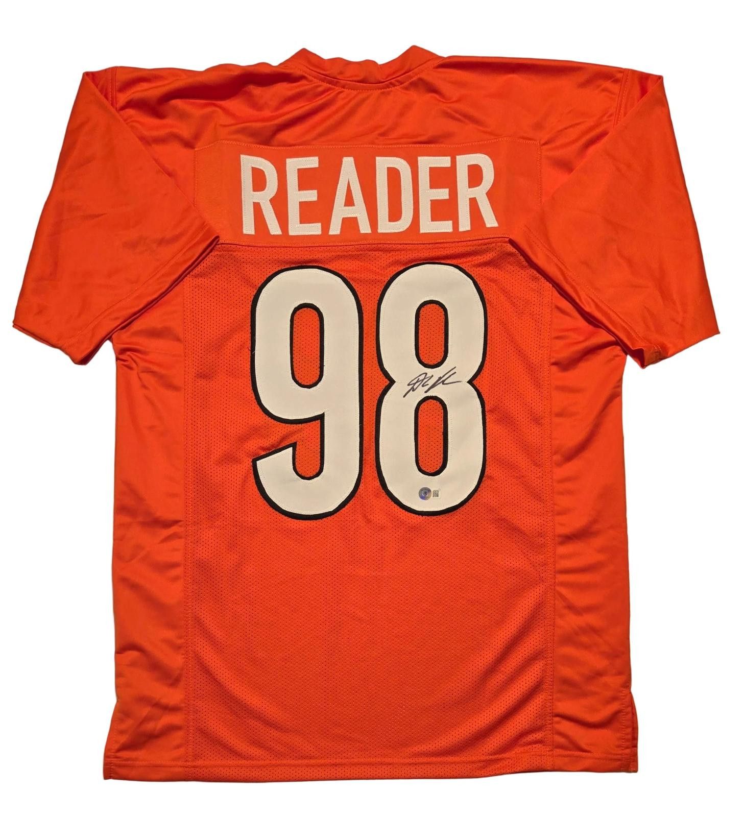Other D. J. Reader Bengals Signed football jersey Beckett (XL) Size ONE SIZE - 2 Thumbnail