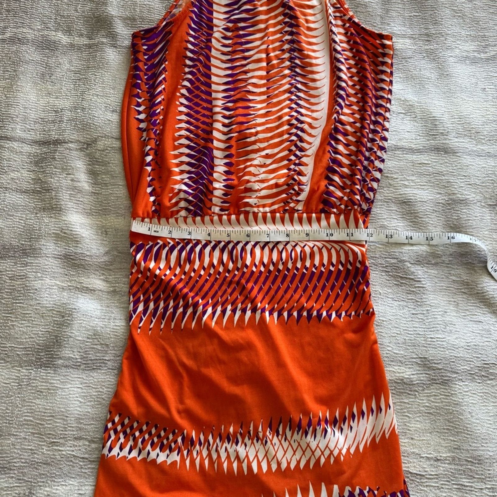 Guess Guess by Marciano Orange and Purple Women's Dress, Size XS Size XS / US 0-2 / IT 36-38 - 8 Thumbnail
