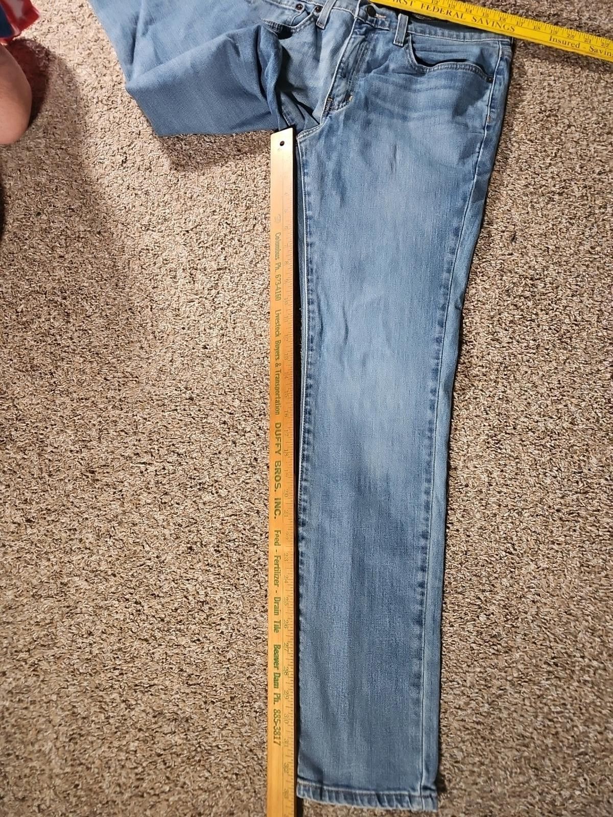 Sonoma Sonoma 33x33(tag 33x34) Slim Fit Straight Jeans Size US 33 - 4 Thumbnail