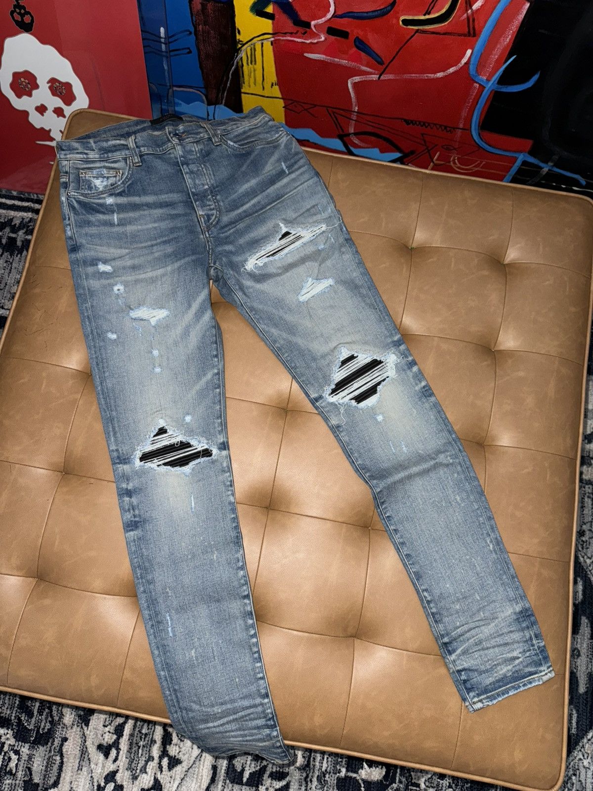 Amiri Amiri indigo mx1 jeans Size US 34 / EU 50 - 1 Thumbnail