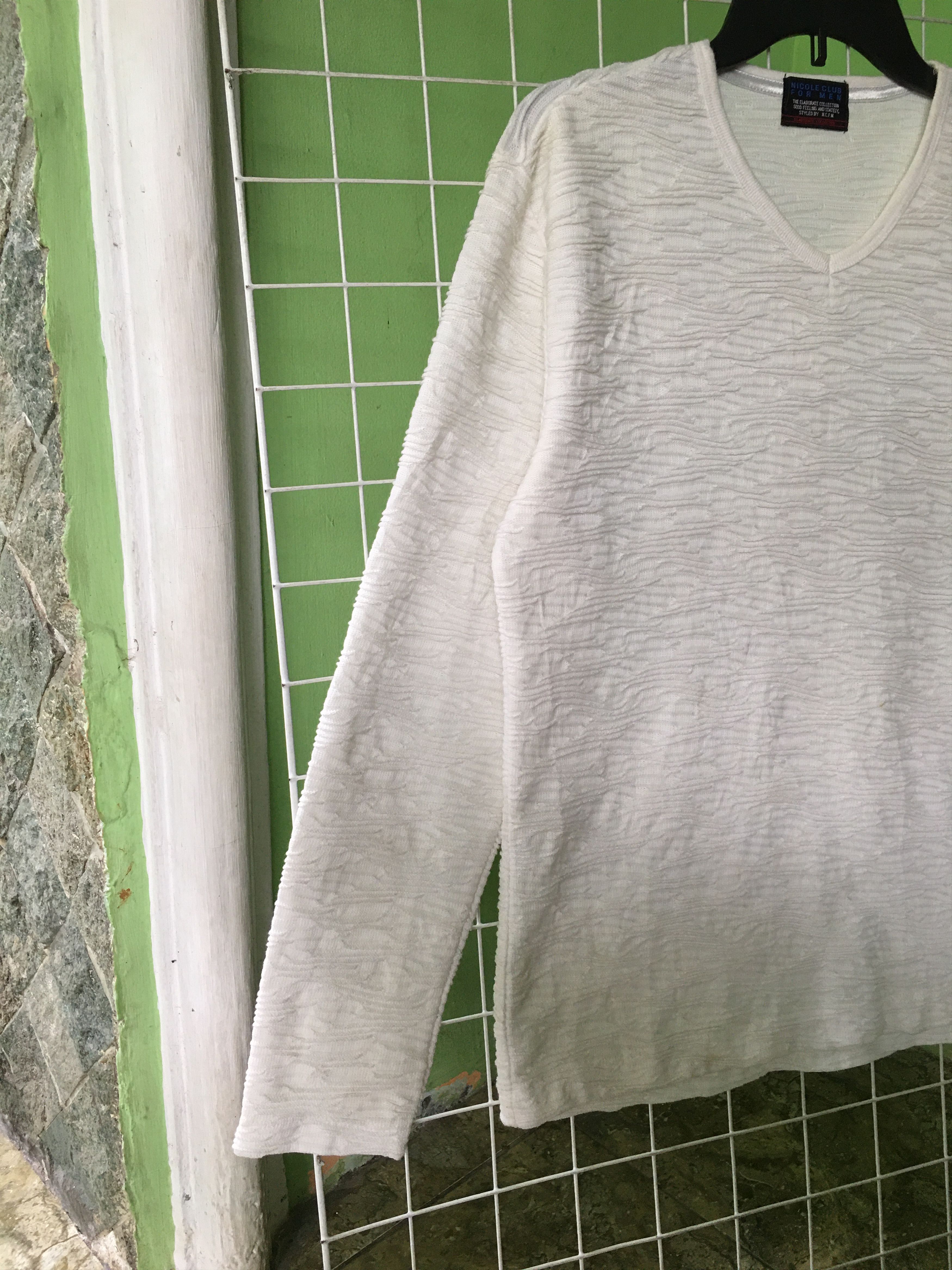 Japanese Brand × Nicole Club Y2K Nicole Club For Men Wave Pattern Size US M / EU 48-50 / 2 - 3 Thumbnail