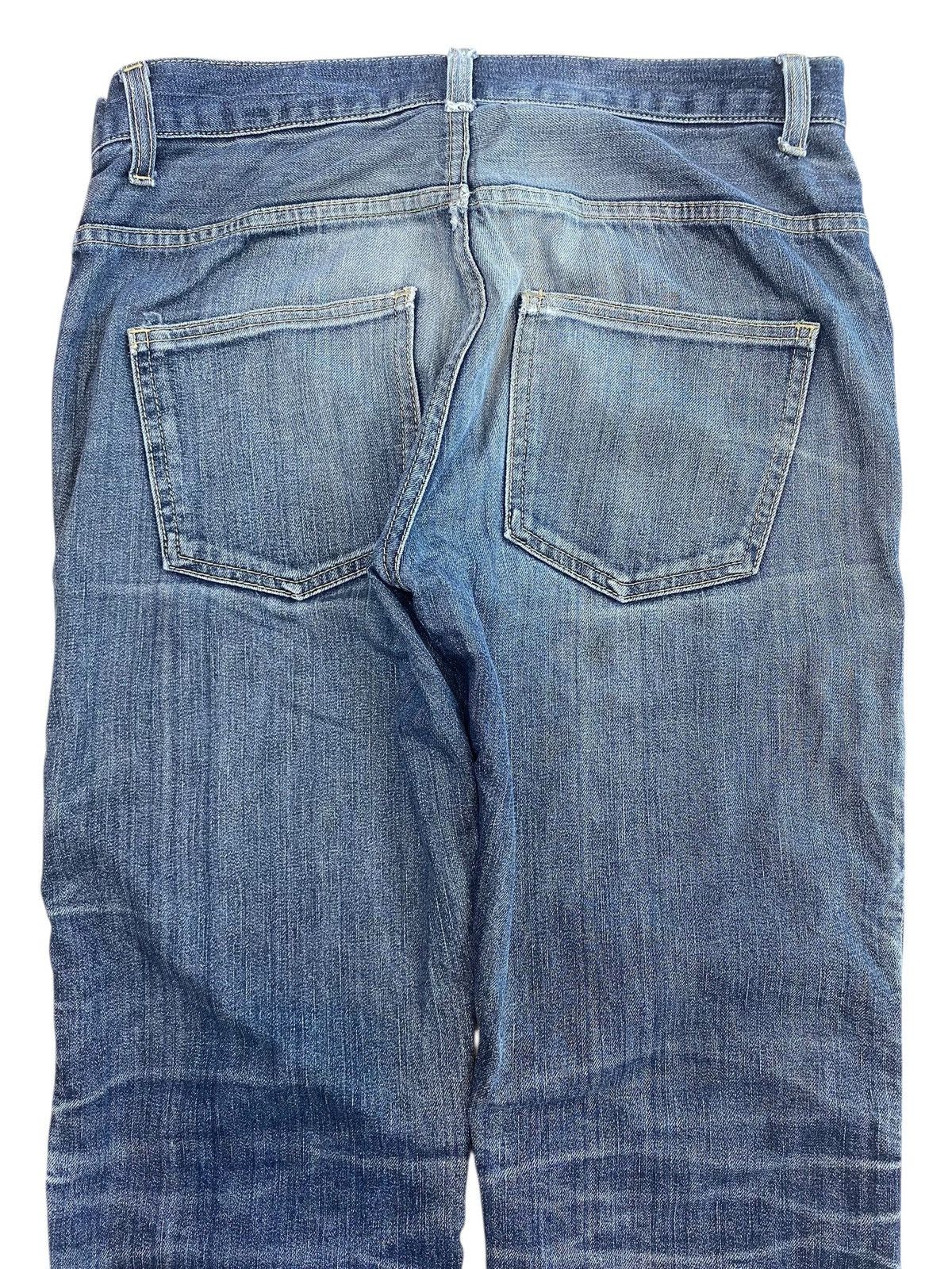 Japanese Brand Japanese Brand Whiskers Fades Style Stacked Look Jeans Size US 33 - 4 Thumbnail