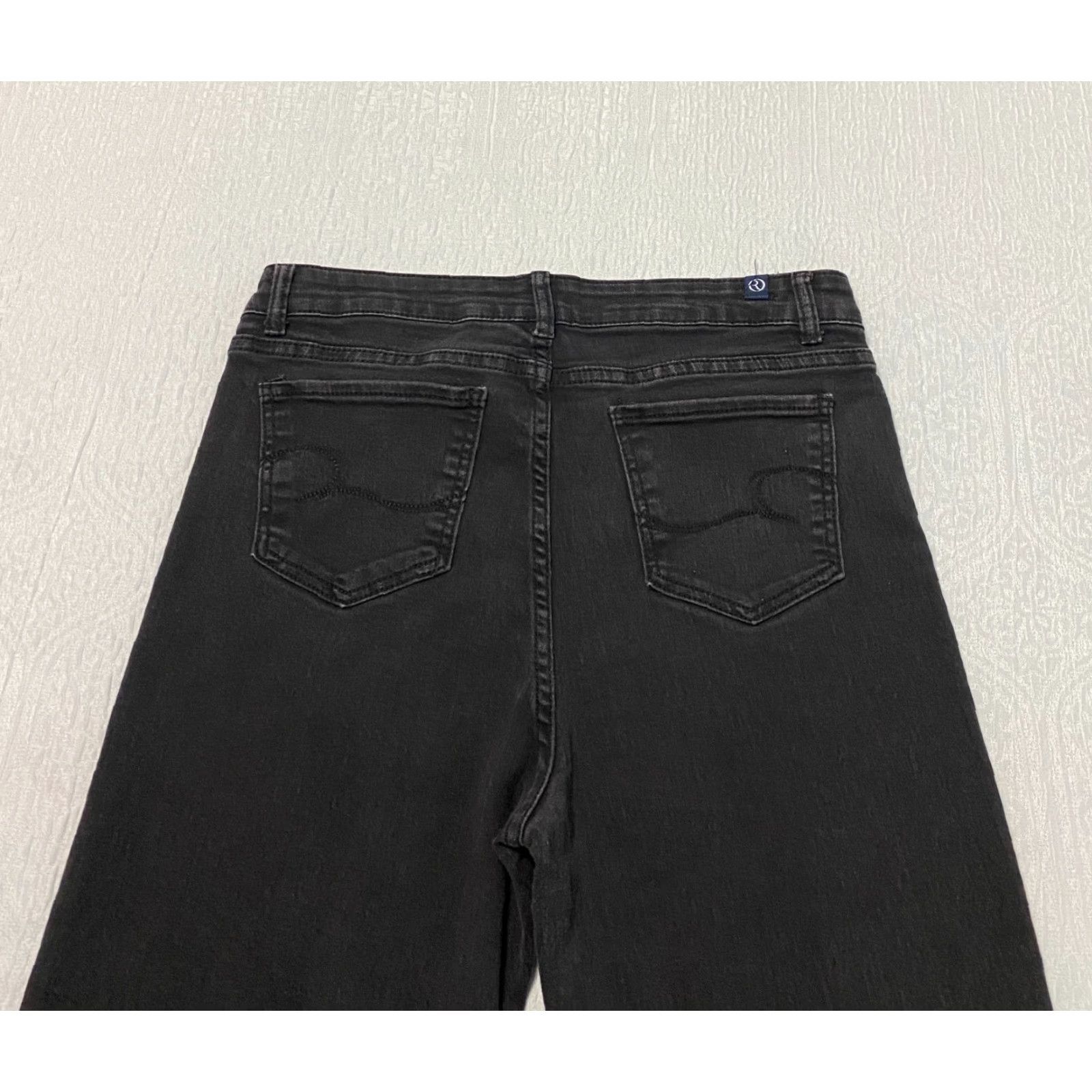 Vintage One Republic For All Wide Leg Jeans Women's Size 16 Black Boot Cut Size 24" / US 00 / IT 34 - 3 Thumbnail